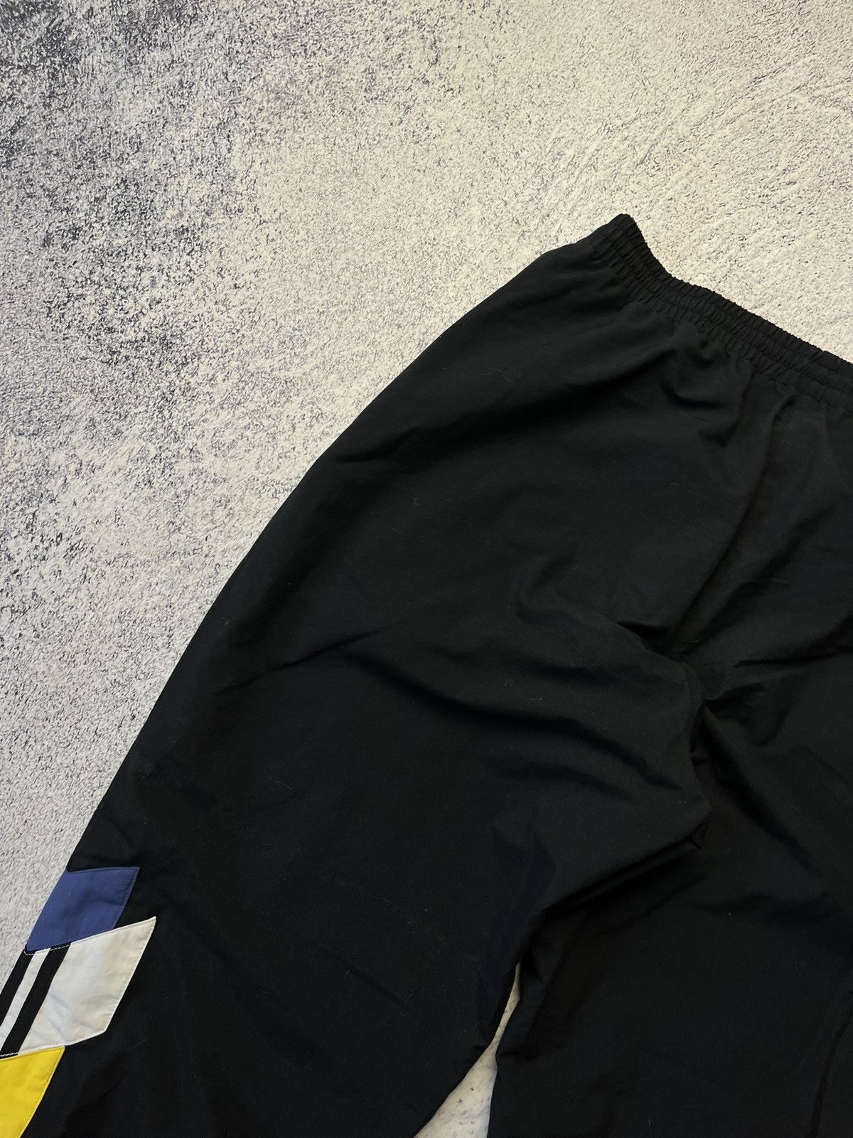 Adidas Vintage Adidas Track Pants Grape Black Nylon White Logo 90s Size US 34 / EU 50 - 21 Thumbnail