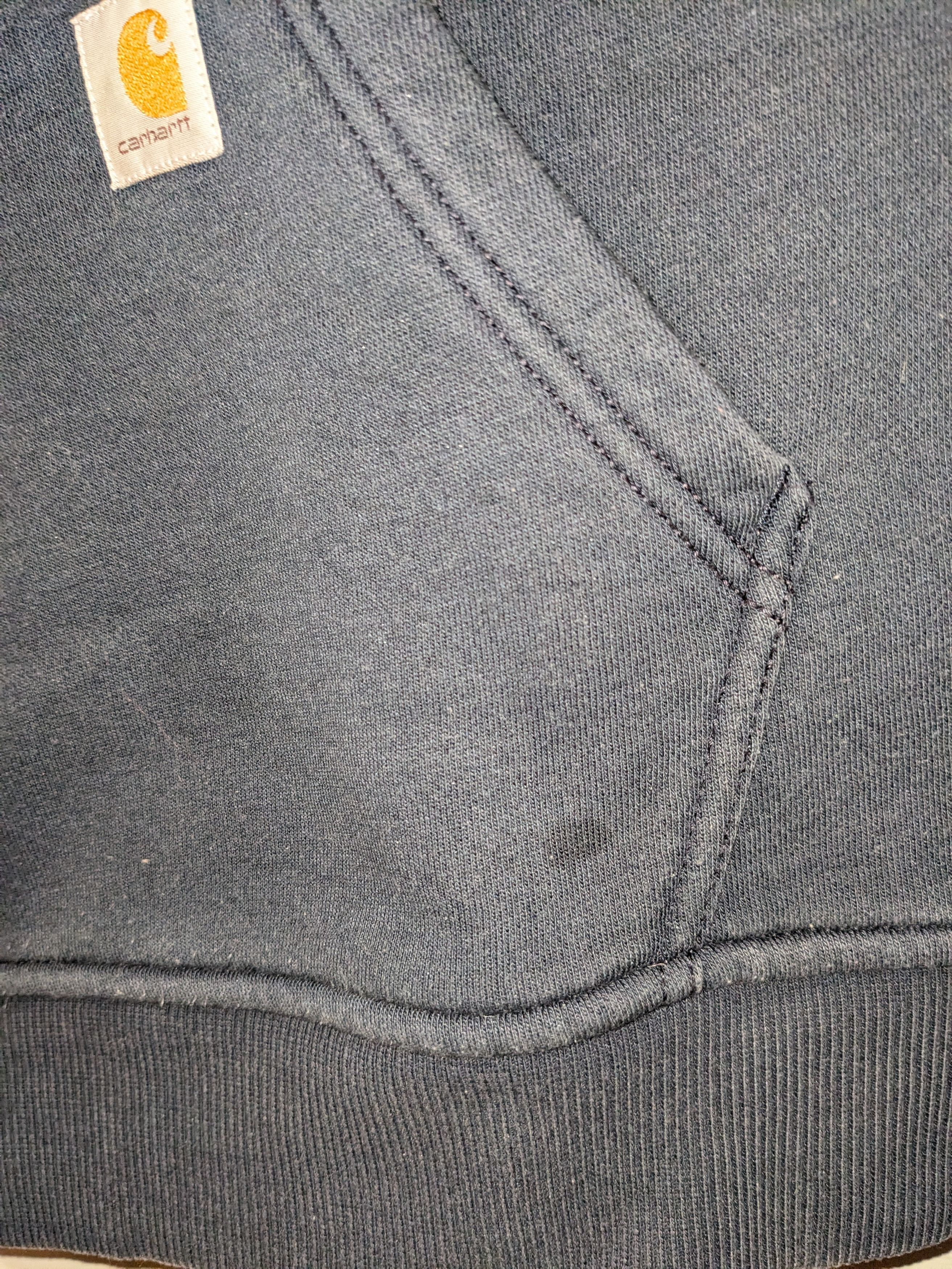 Carhartt × Vintage Carhartt Relaxed Fit Blue Medium Hoodie Size US M / EU 48-50 / 2 - 5 Thumbnail