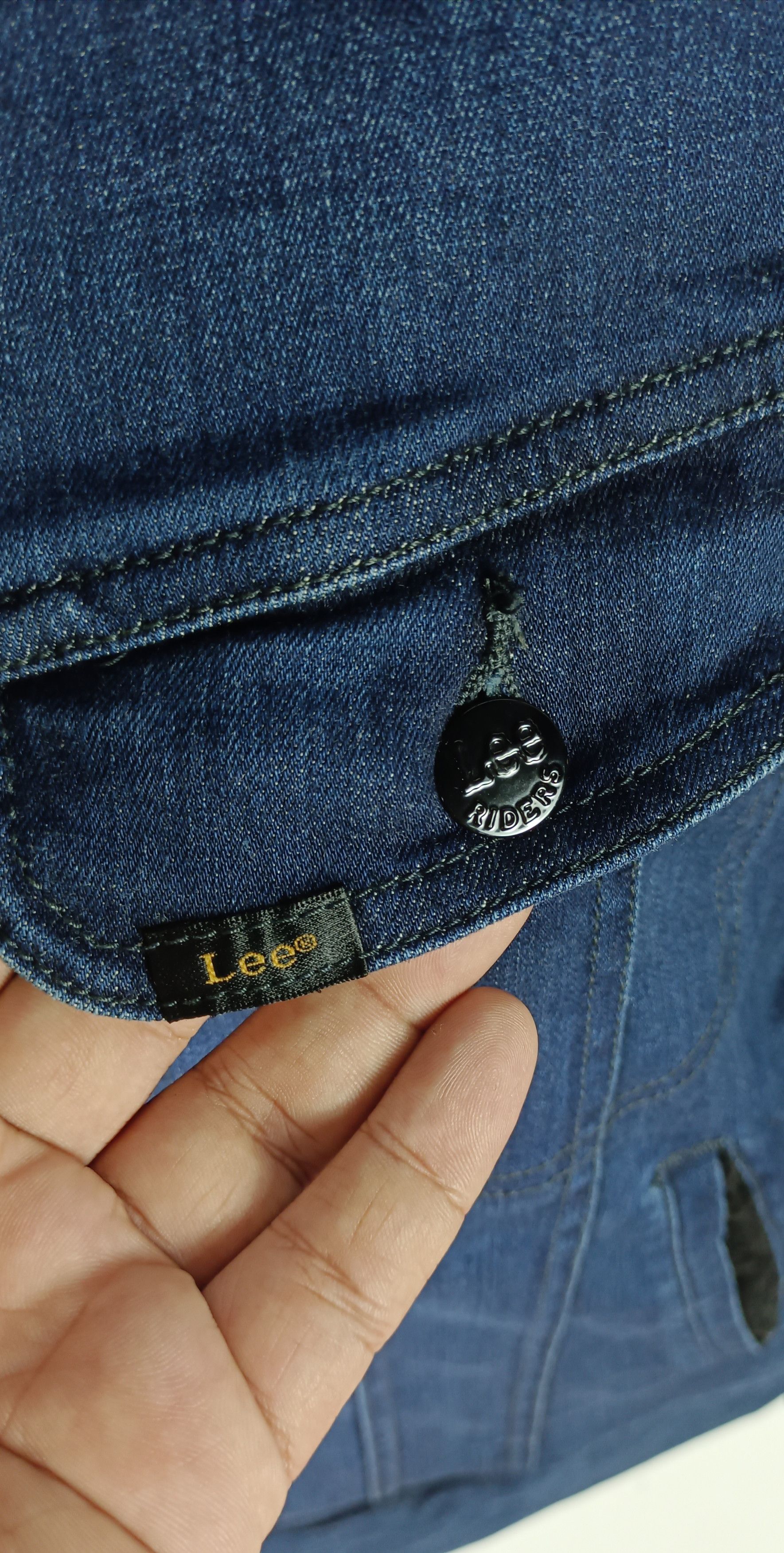 Lee Lee Riders Sanforized Sherpa Denim Jacket Size US M / EU 48-50 / 2 - 8 Thumbnail