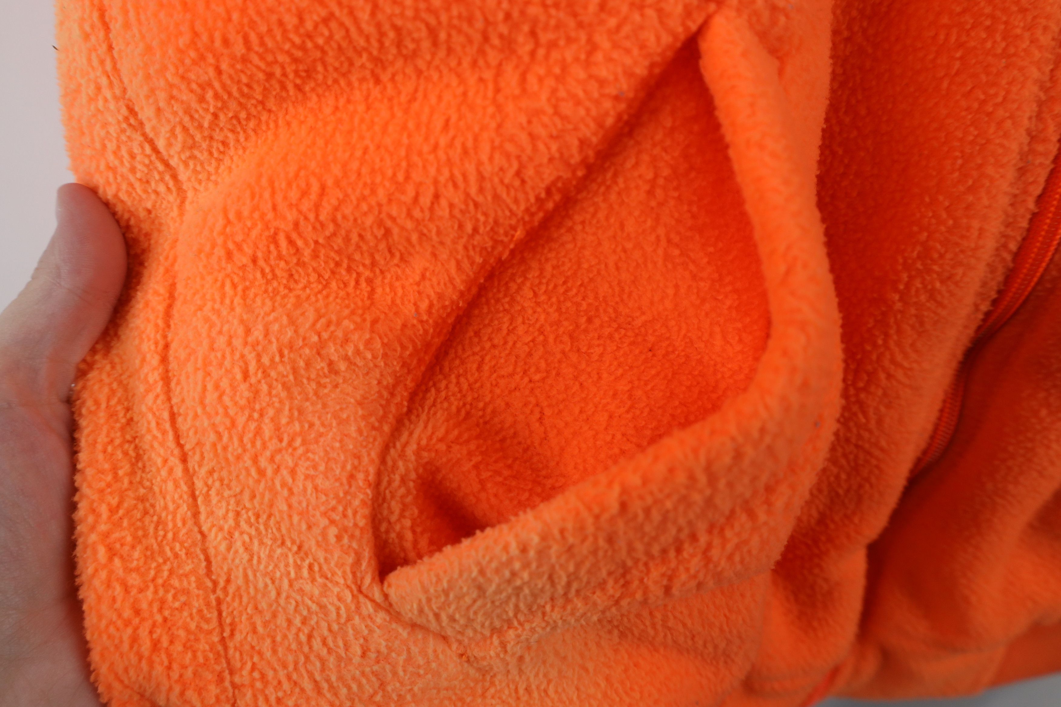 Vintage Vintage 90s Chamois Cloth Lined Fleece Jacket Blaze Orange Size US XL / EU 56 / 4 - 7 Thumbnail