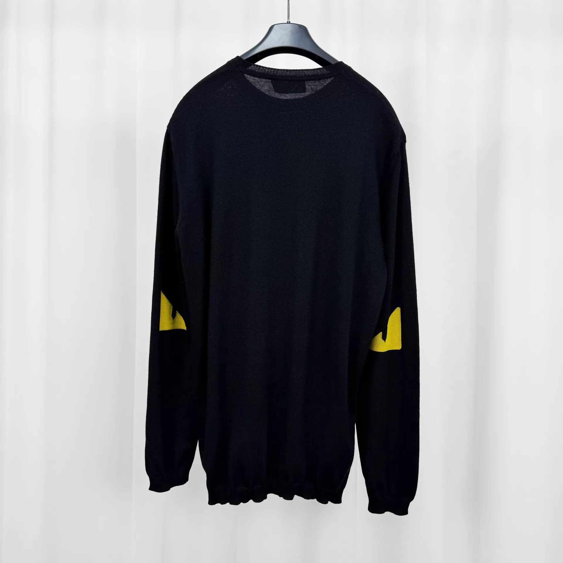 Fendi Fendi Embroidered Monster Wool Knit Sweater 52 98N Size US L / EU 52-54 / 3 - 2 Thumbnail