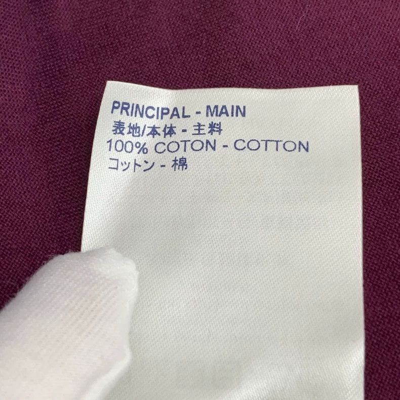 Louis Vuitton Louis Vuitton Purple logo embroidered cotton crew neck T-s Size US M / EU 48-50 / 2 - 8 Thumbnail