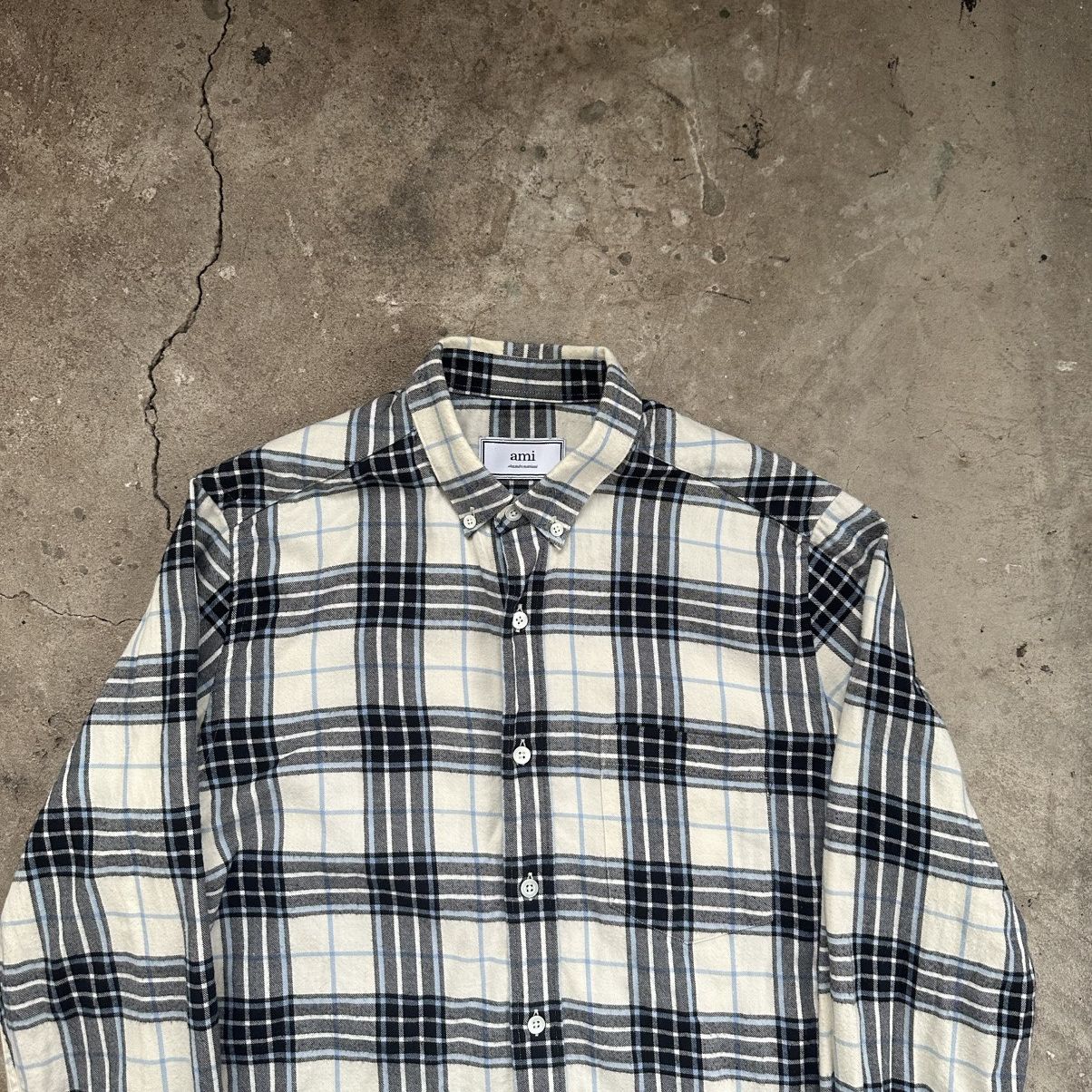 AMI AMI flannel checked shirt Size US M / EU 48-50 / 2 - 2 Thumbnail