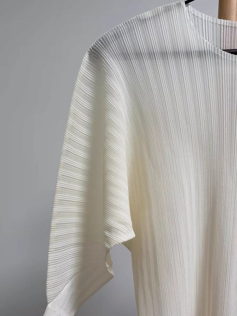 Issey Miyake issey miyake size:3 Beige long-sleeved top Size XXS / US 00 / IT 34 - 3 Thumbnail