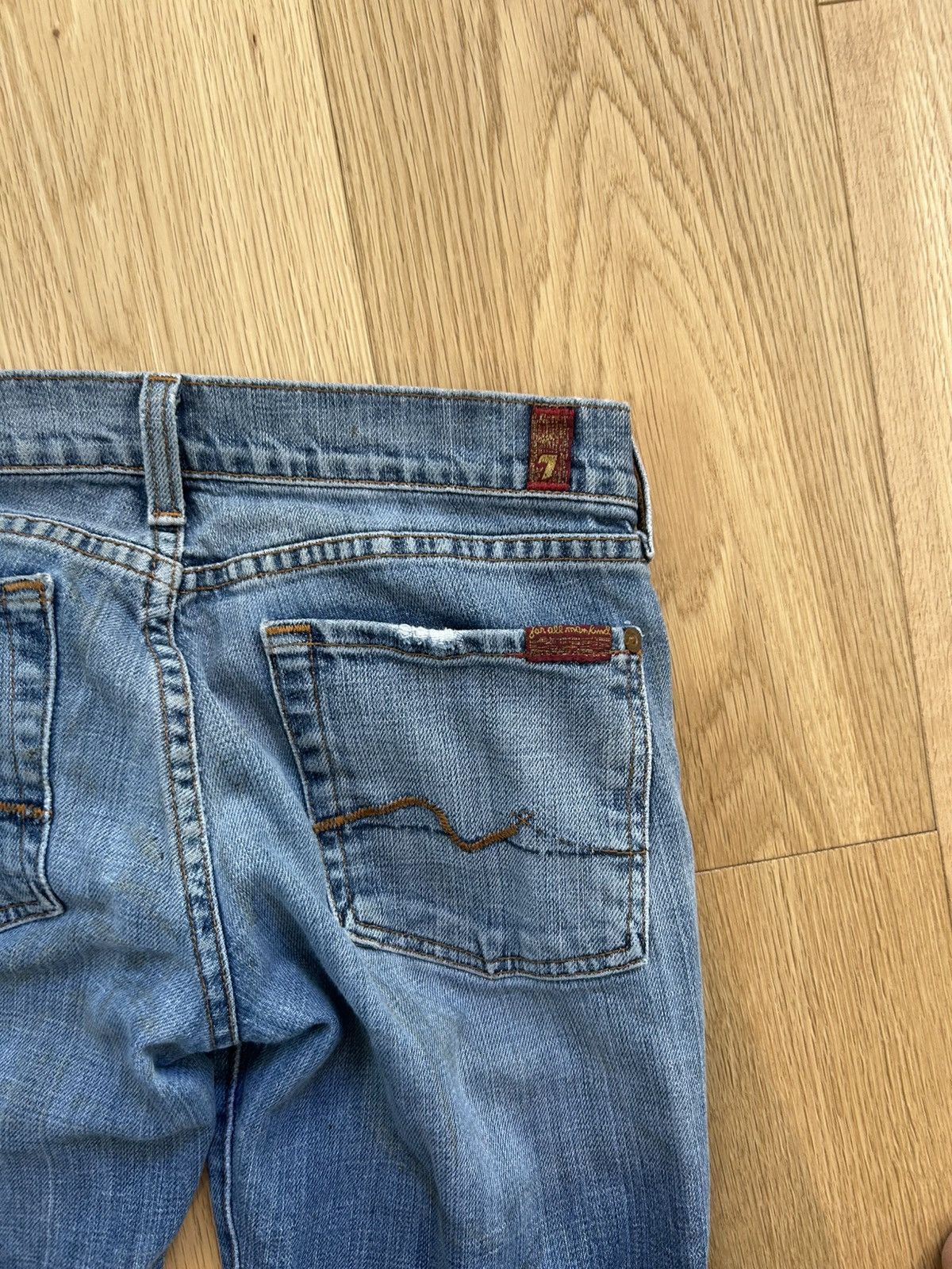 7 For All Mankind × Japanese Brand 7 for all mankind flared jeans Size US 28 / EU 44 - 5 Thumbnail