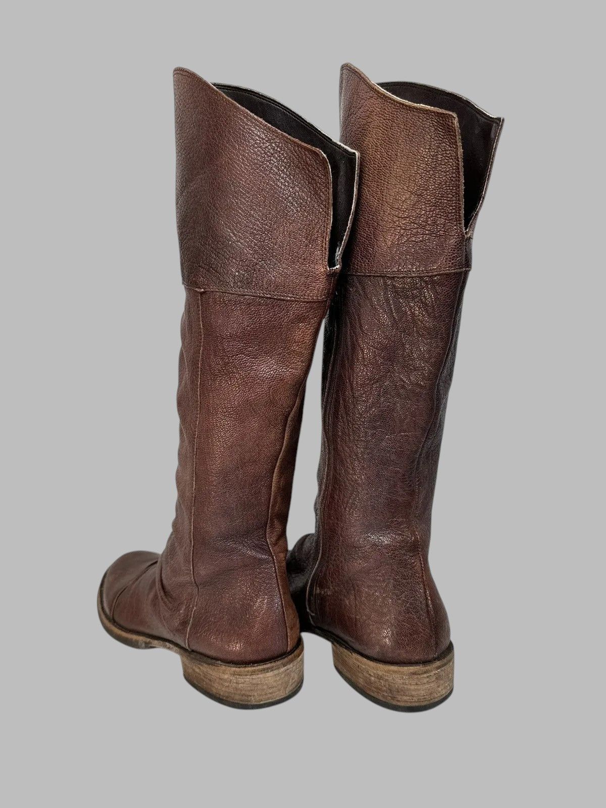 Guidi Rare AS98 Handmade Italian Leather Boots Rick Owens Look Size US 9 / IT 39 - 4 Thumbnail