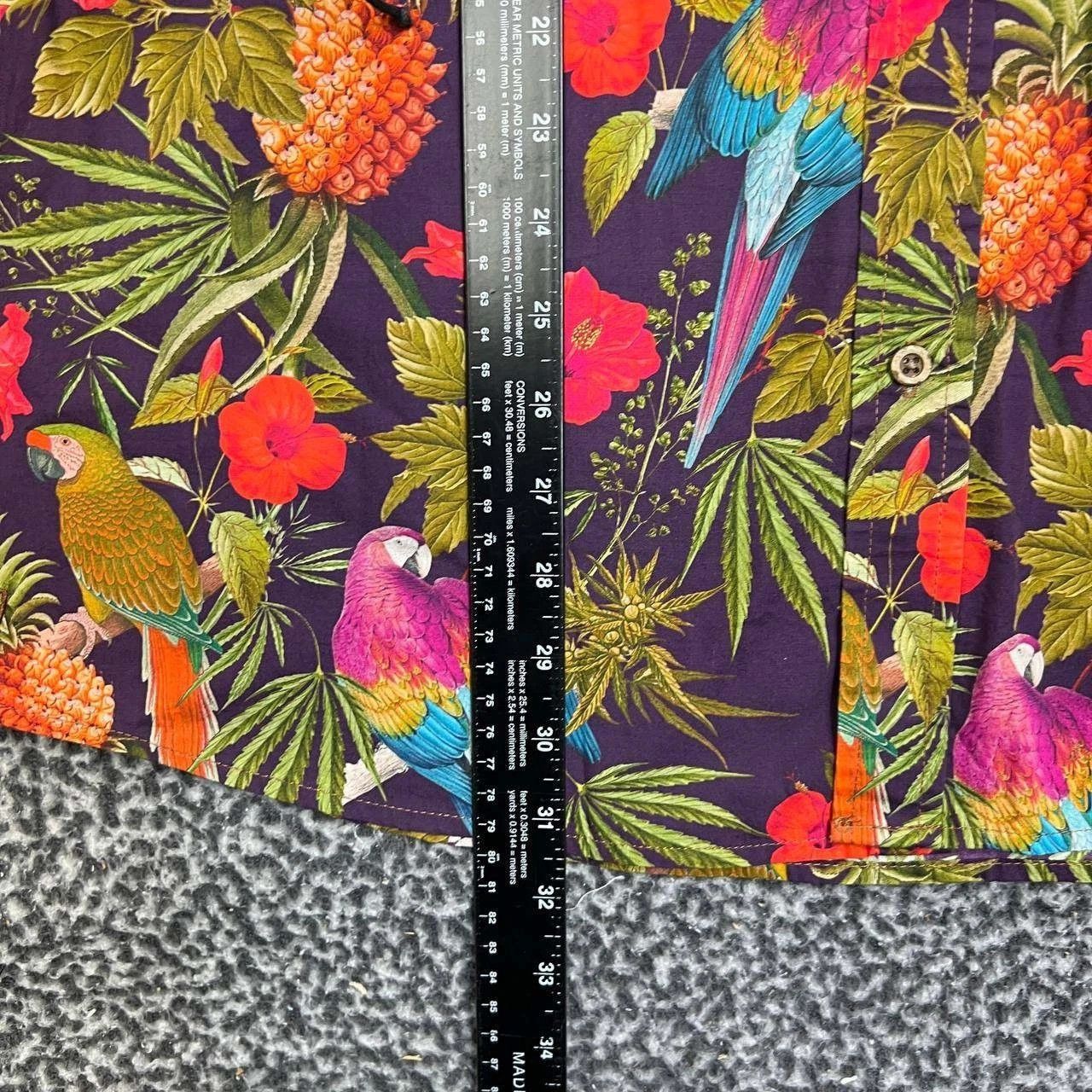 Grassroots California Greg Lutzka Shirt Men XL Hawaiian Button Up Short Sleeve New Size US XL / EU 56 / 4 - 5 Thumbnail