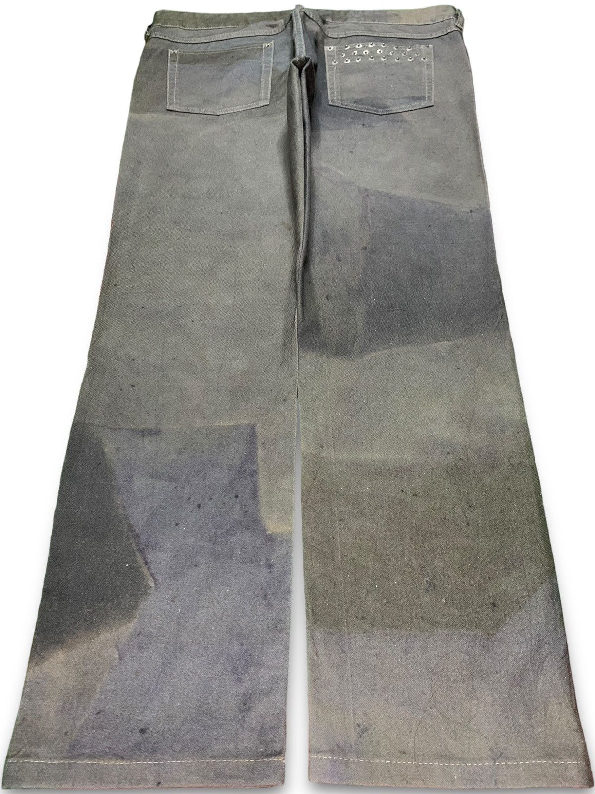 Isabel Marant × Isabel Marant Etoile Vintage Isabel Marant Artisanal Spike Denim Pants Size 35" - 2 Thumbnail
