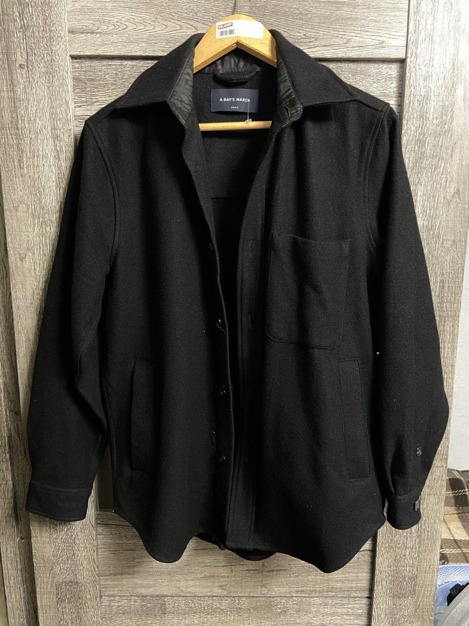 A Day's March A Day's March Wool Overshirt Jacket Black Size US S / EU 44-46 / 1 - 1 Thumbnail