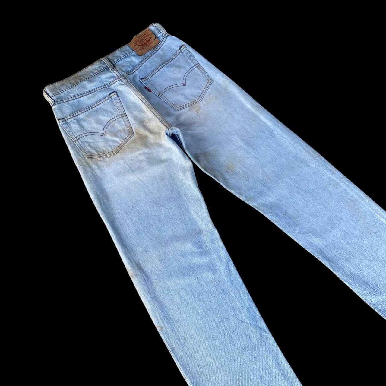 Levi's Vintage Clothing W28" VINTAGE LEVIS 503 YEAR 1989 LIGHTWASH DIRTY GRUNGE JEAN Size US 28 / EU 44 - 8 Thumbnail