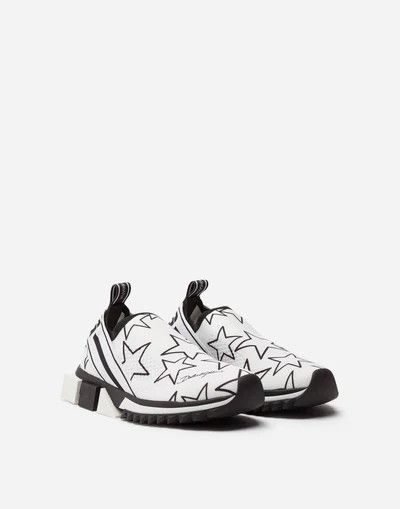 Dolce & Gabbana o1y0925 Low-Top Sneakers in White/Black Size US 4 / IT 34 - 2 Thumbnail