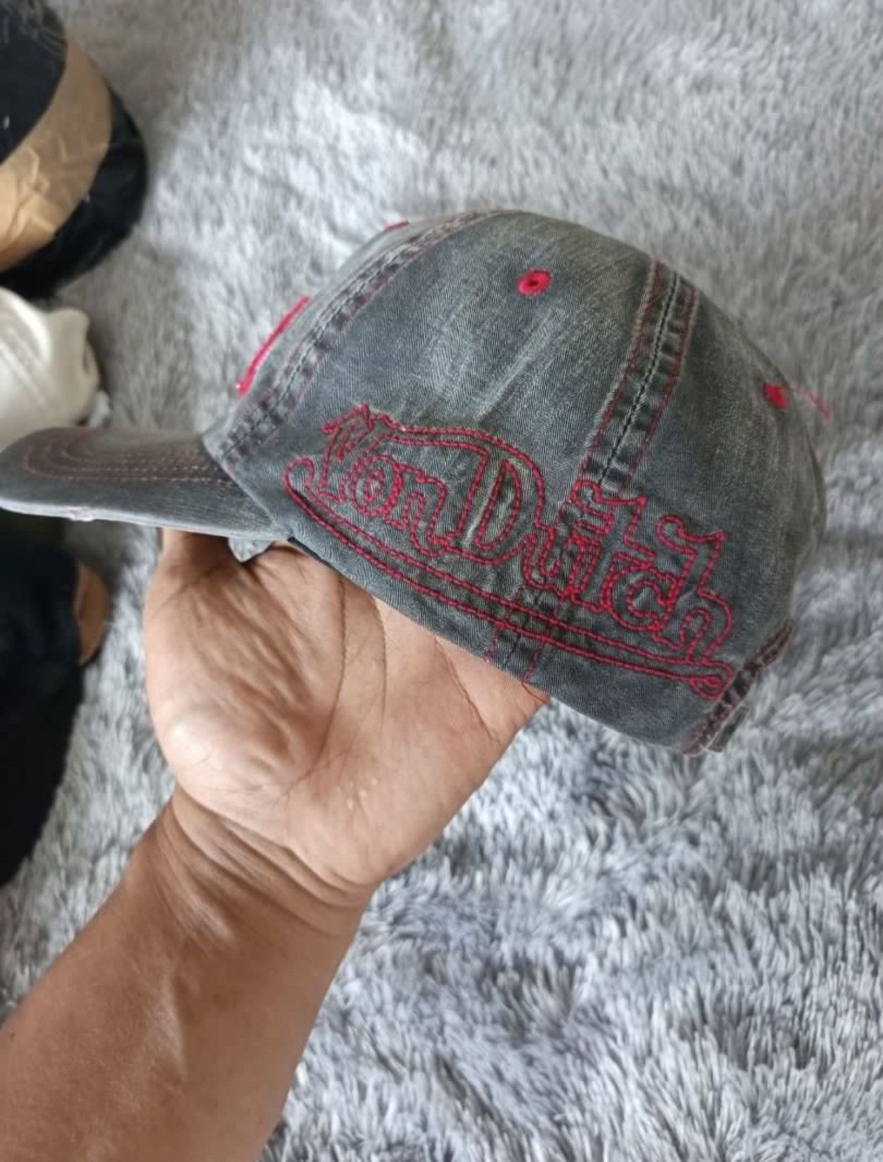 Von Dutch The black denim hat Size ONE SIZE - 2 Thumbnail