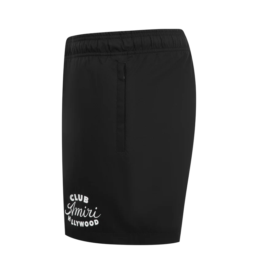 Amiri o1h1sh11225 Club Amiri Swim Trunk in Black Size US 30 / EU 46 - 4 Thumbnail