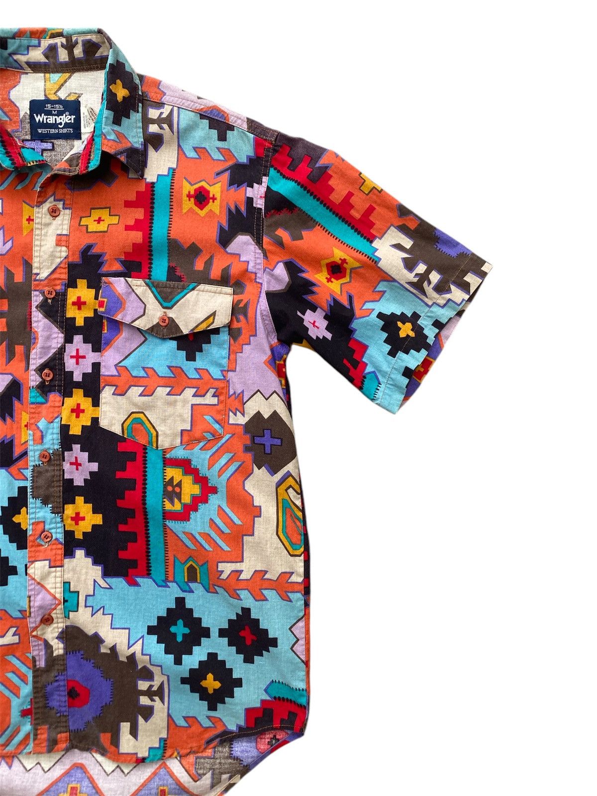 Vintage Vintage Wrangler Aztec Navajo Native Shirt Size US M / EU 48-50 / 2 - 3 Thumbnail