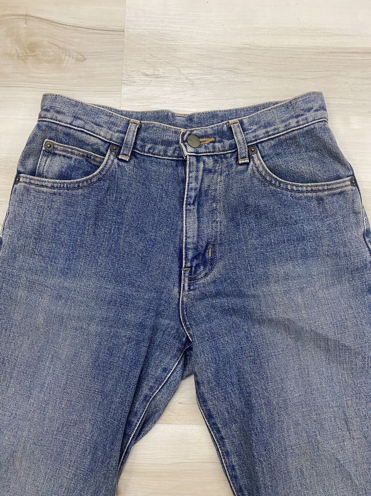 If Six Was Nine × Vintage × Wrangler Wrangler Flared Distressed Jeans Size US 29 - 3 Thumbnail