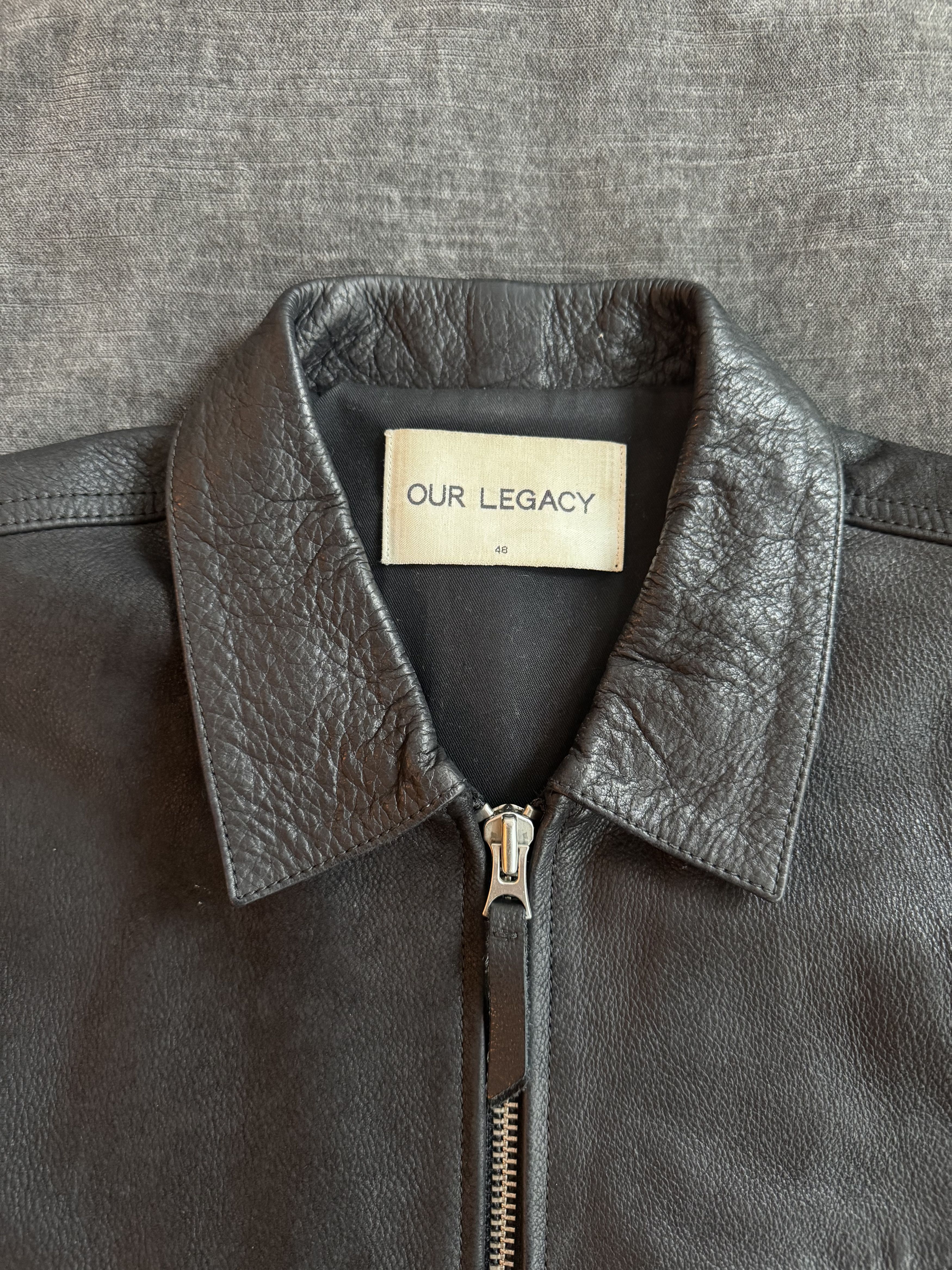 Our Legacy TON UP JACKET BLACK OIL Size US M / EU 48-50 / 2 - 3 Thumbnail