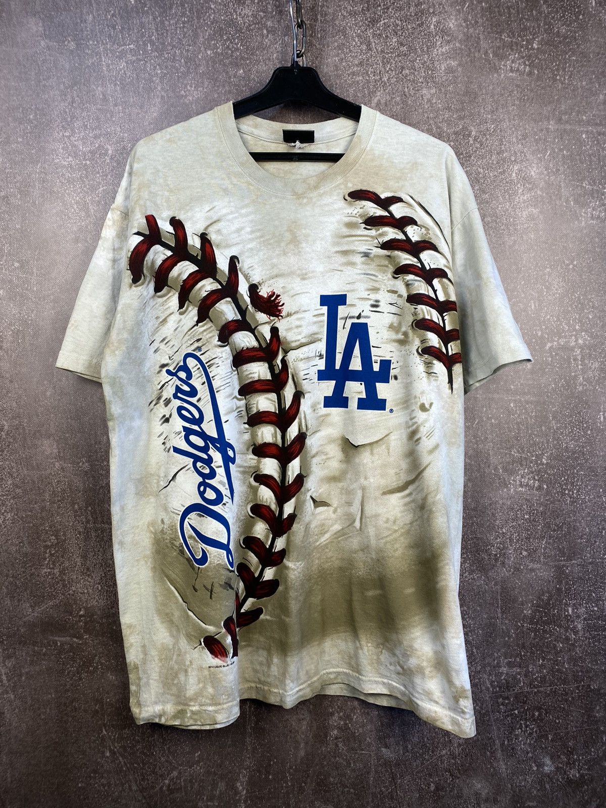 Grateful Dead L.A. Dodgers MLB Logo Liquid blue T-shirt Size US L / EU 52-54 / 3 - 1 Thumbnail