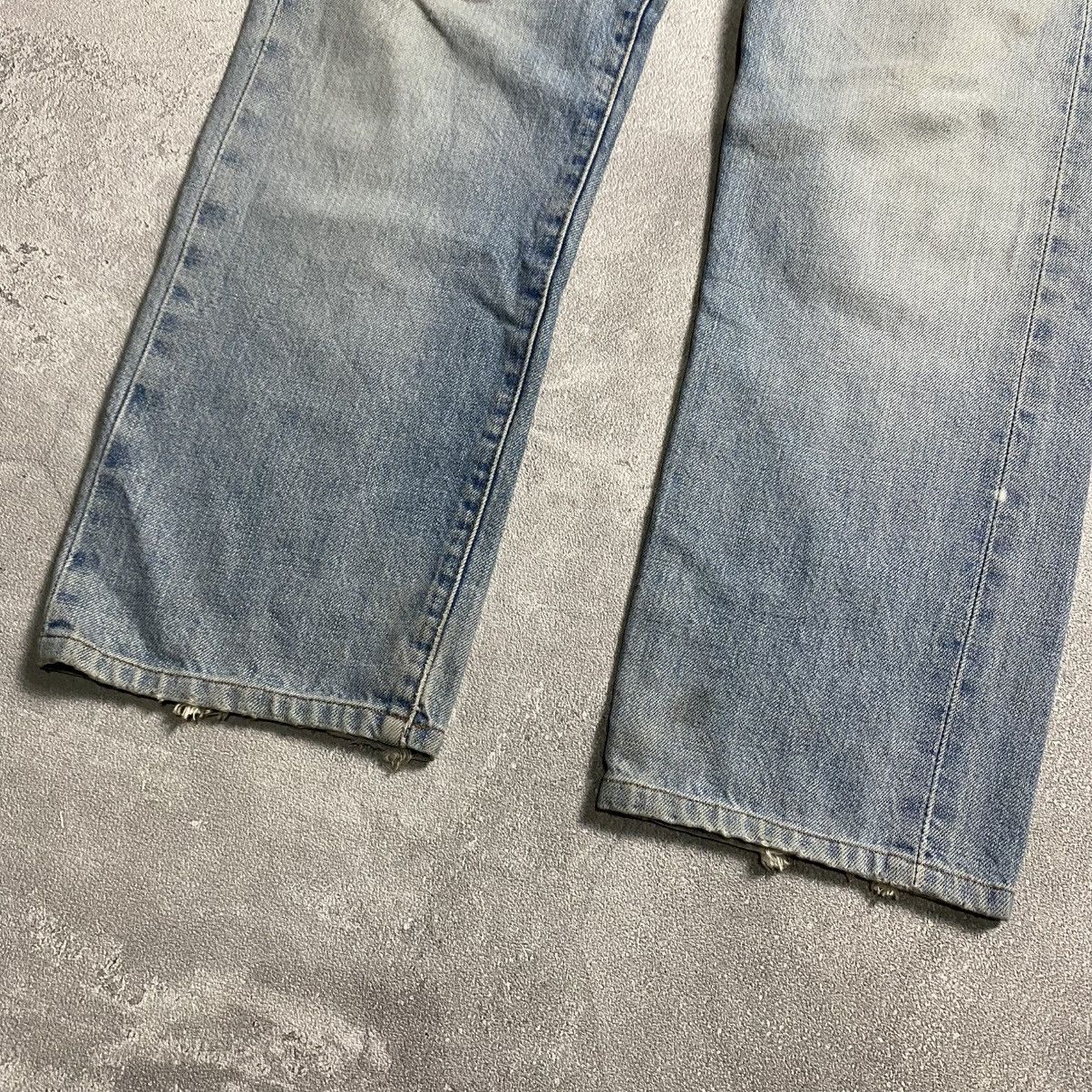 Levi's Dirty Blue Red Line Big E Levis 502-XX Jeans Red Line Size US 28 / EU 44 - 3 Thumbnail