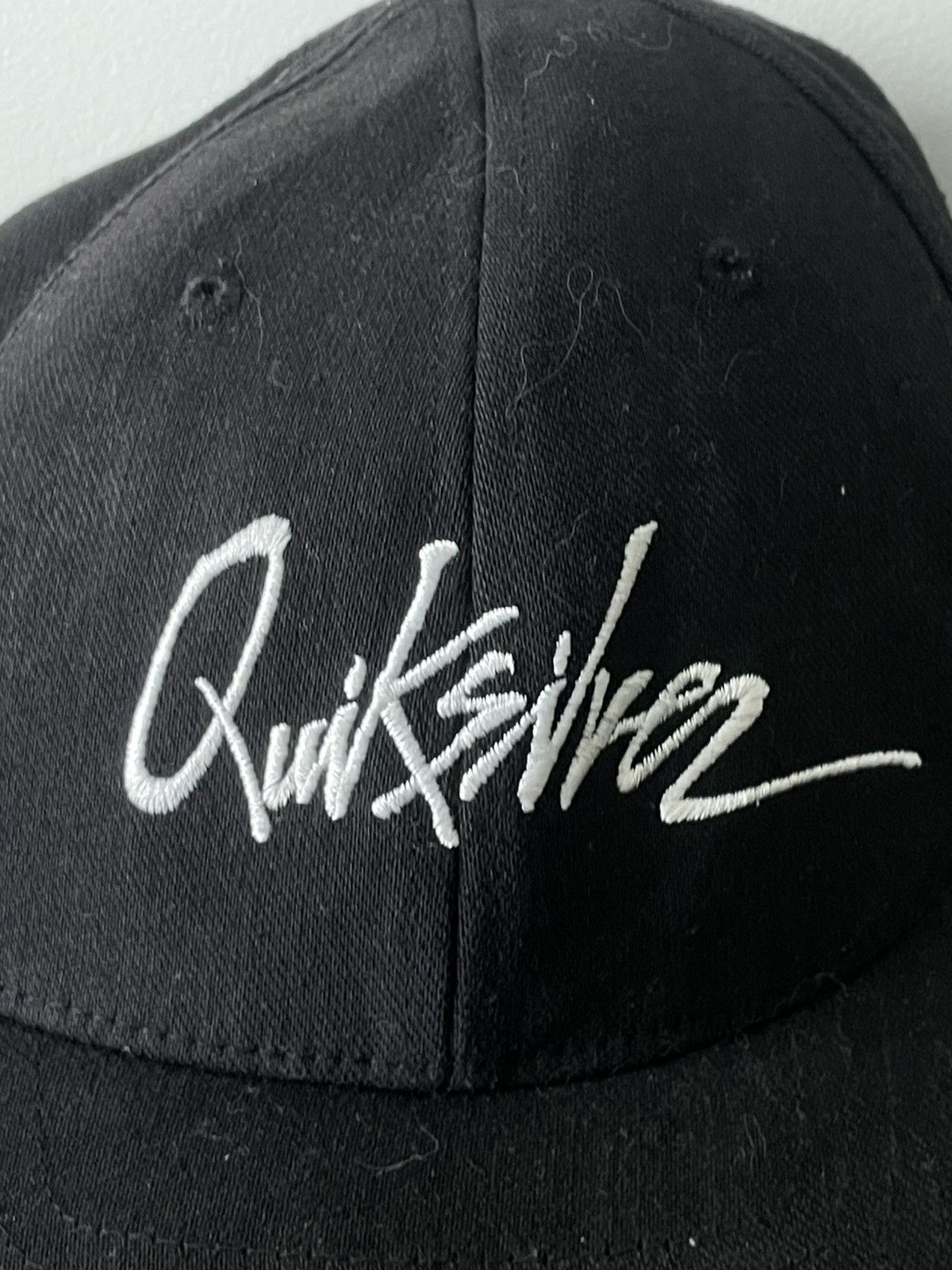 Quiksilver Vintage Quiksilver 00’s FlexFit Y2K Surf Hat Cap Black RARE Size ONE SIZE - 2 Thumbnail