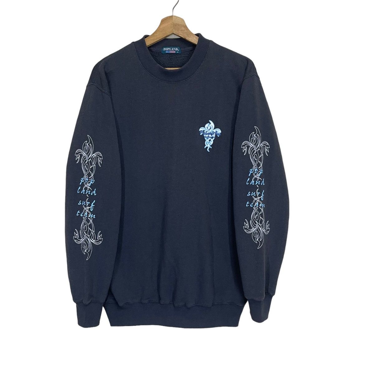If Six Was Nine POP LAND WAVE SURF TEAM BIG LOGO SWEATSHIRT Size US M / EU 48-50 / 2 - 6 Thumbnail