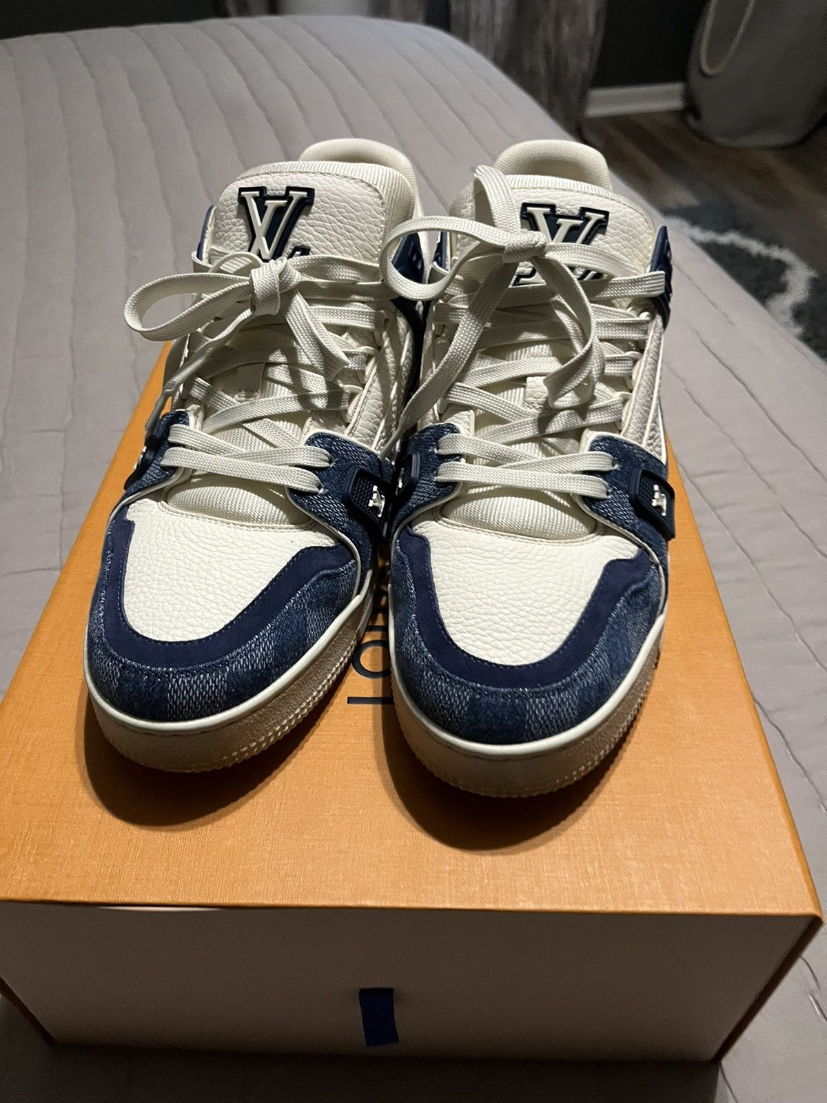 Louis Vuitton Louis Vuitton Denim Trainers Size US 10 / EU 43 - 2 Thumbnail