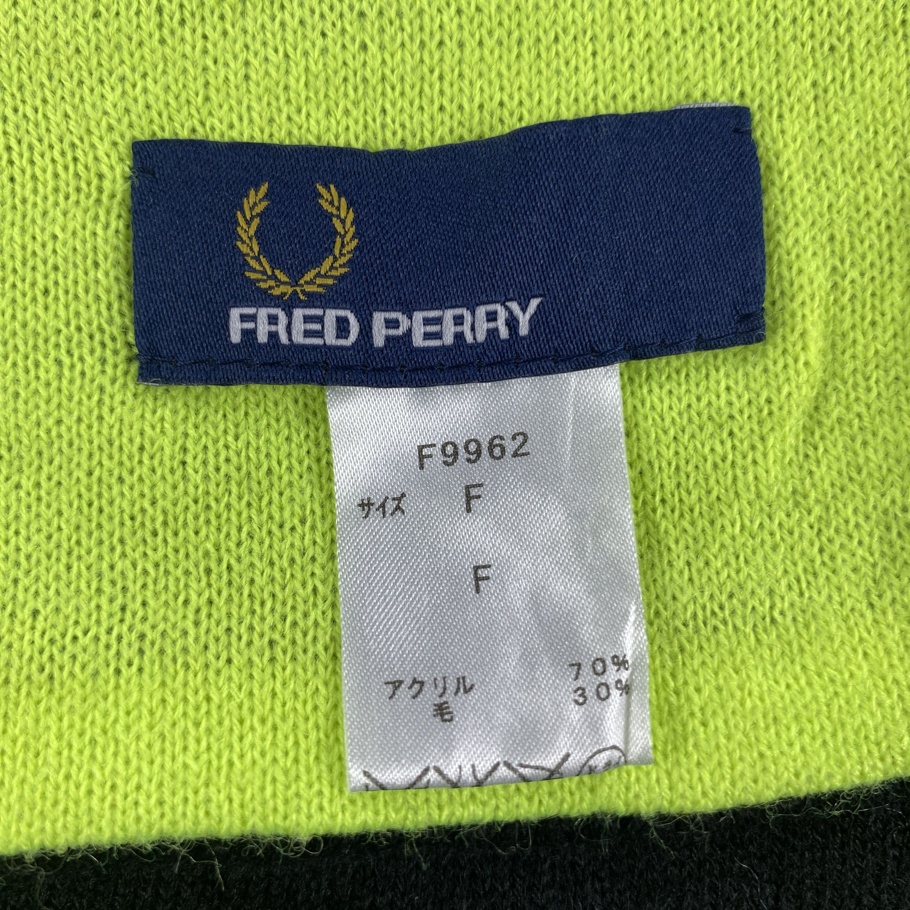 Fred Perry × Vintage GF10632 Fred Perry Scarf Neck Wear Muffler Nova Check Size ONE SIZE - 2 Thumbnail