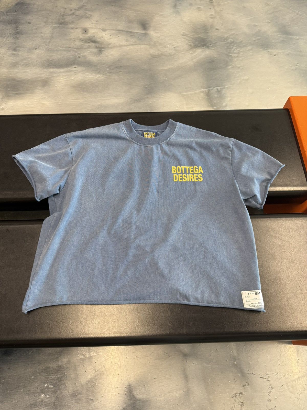 Bottega Desires Bottega Desires F*** Em Tee Blue Size US XL / EU 56 / 4 - 1 Thumbnail