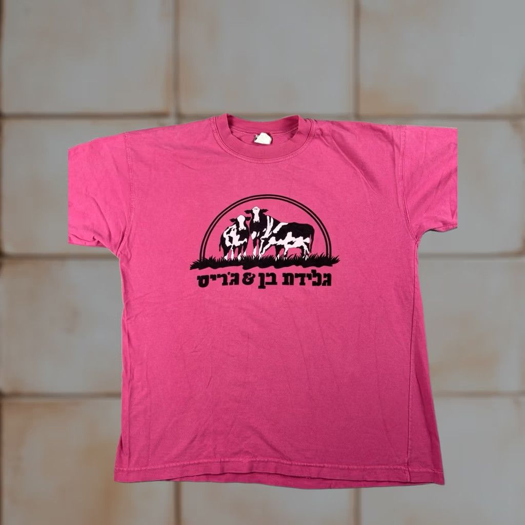 Vintage VINTAGE Ben And Jerry’s Ice Cream T Shirt XL Pink 90s Men Crew Neck Short Sleeve Graphic Print Size US XL / EU 56 / 4 - 1 Thumbnail