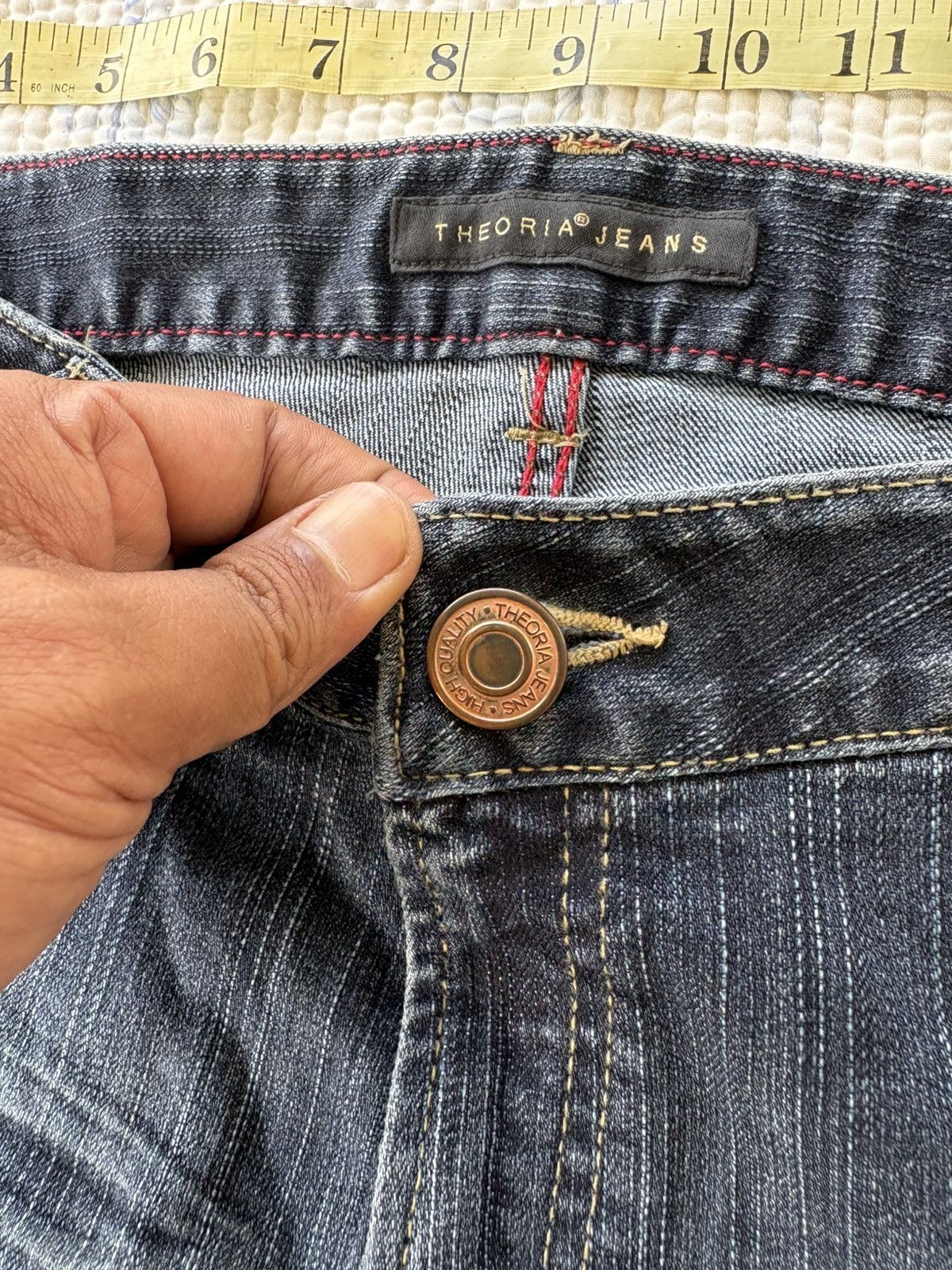 Japanese Brand Japanese Theoria Flared Denim Streetwear Jeans Size US 36 / EU 52 - 14 Thumbnail