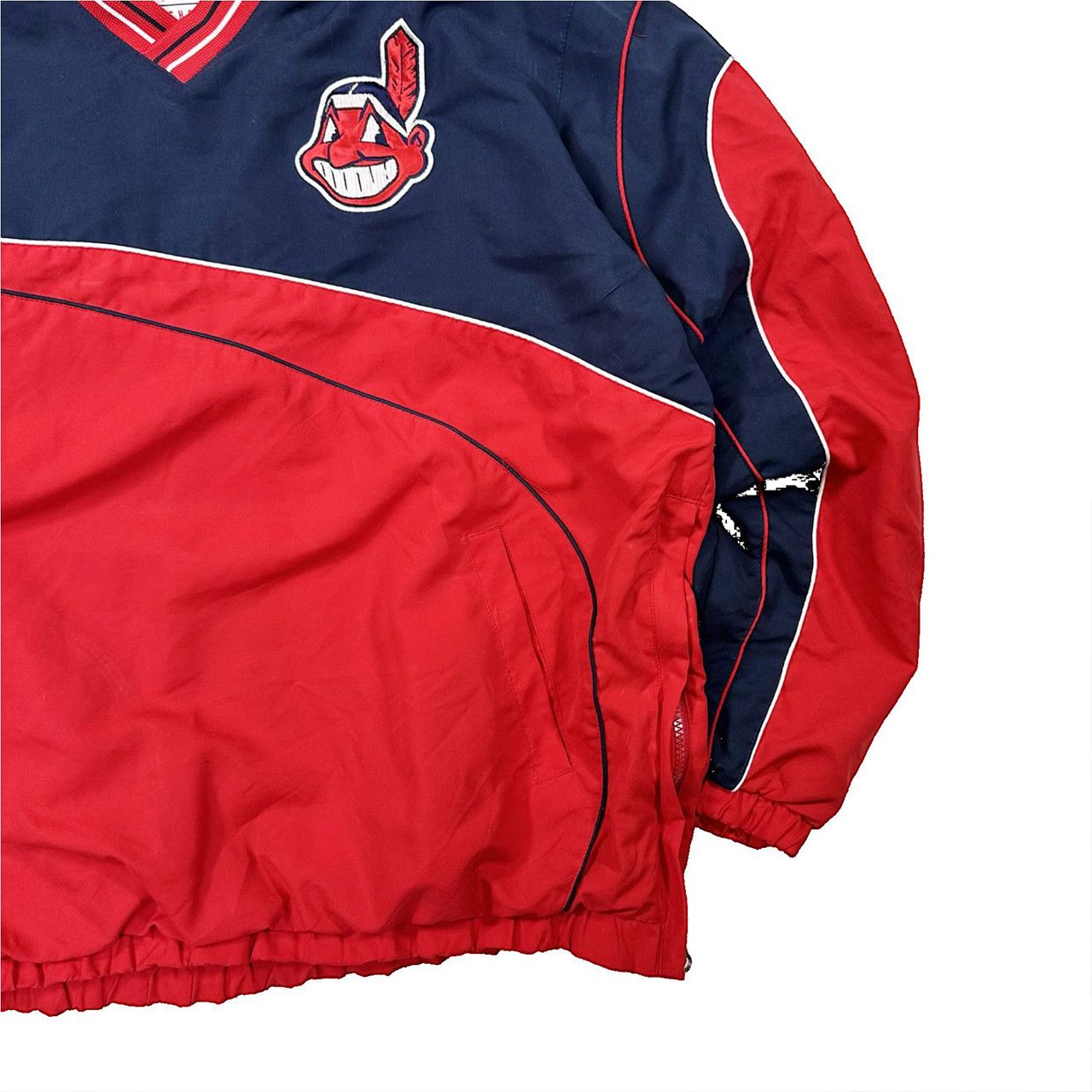 Vintage Vintage 90s Cleveland Guardians Classic Logo Pullover Size US L / EU 52-54 / 3 - 3 Thumbnail