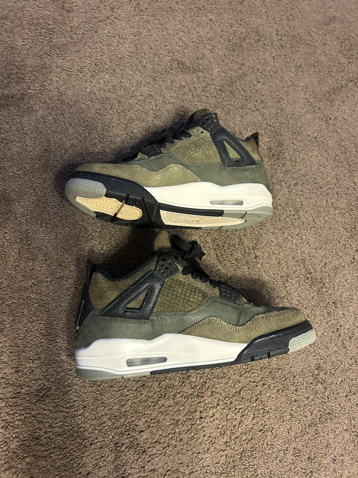 Jordan Brand Air Jordan 4 Retro SE Craft Olive Size US 9 / EU 42 - 2 Thumbnail