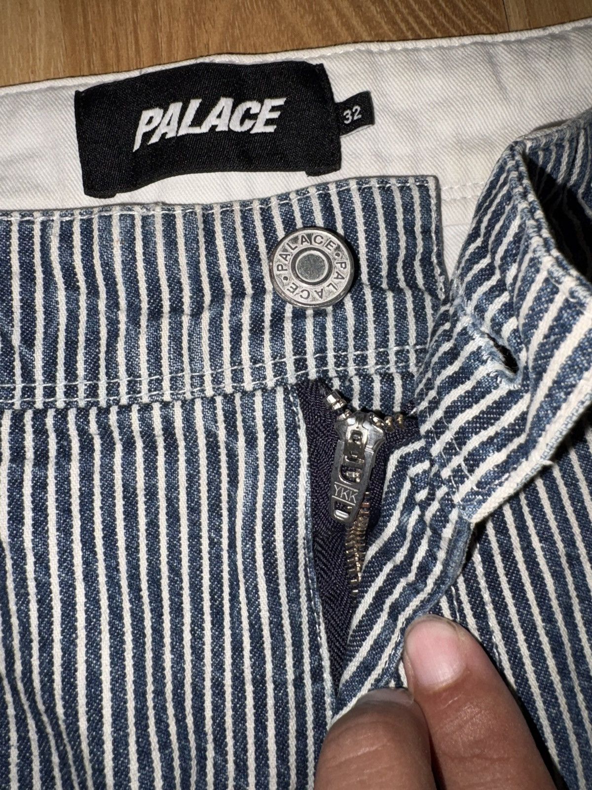Palace Palace Skateboards Hickory Stripe Kosh TrouserWorkwear Pants Size US 32 / EU 48 - 8 Thumbnail