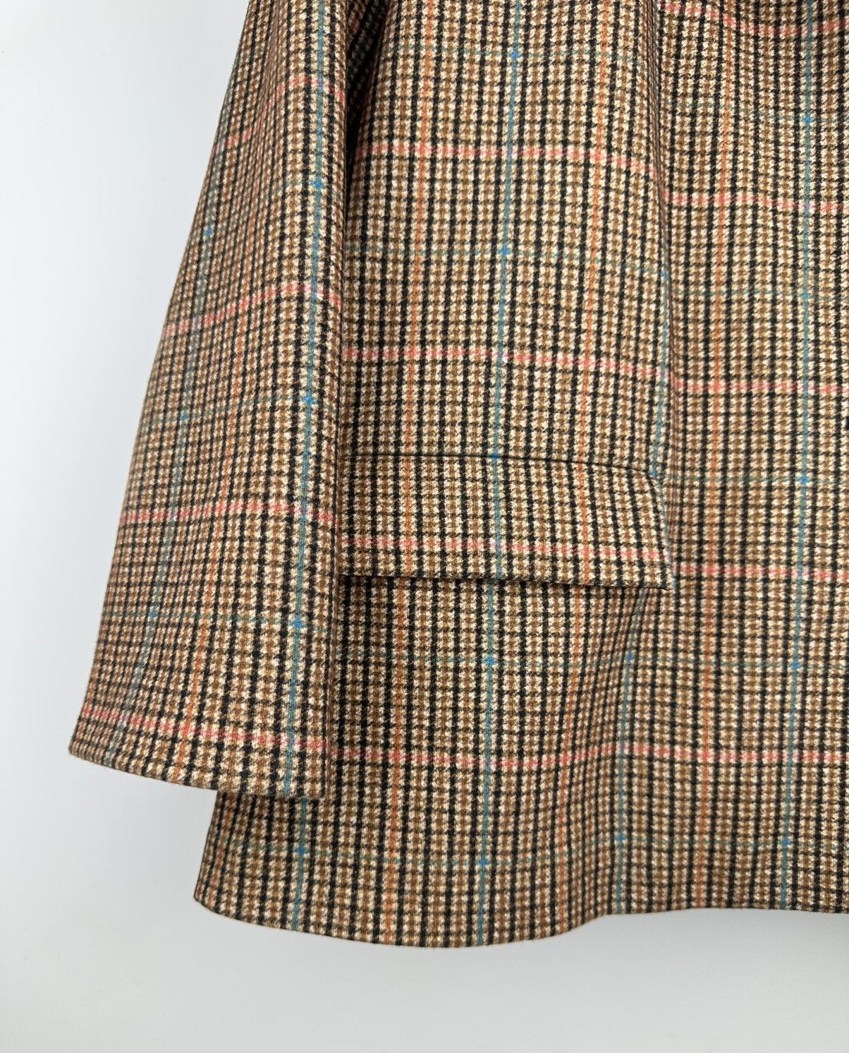 Circolo 1901 Circolo 1901 Women's Cropped Plaid Blazer Jacket UK 16 Size US L / EU 52-54 / 3 - 3 Thumbnail