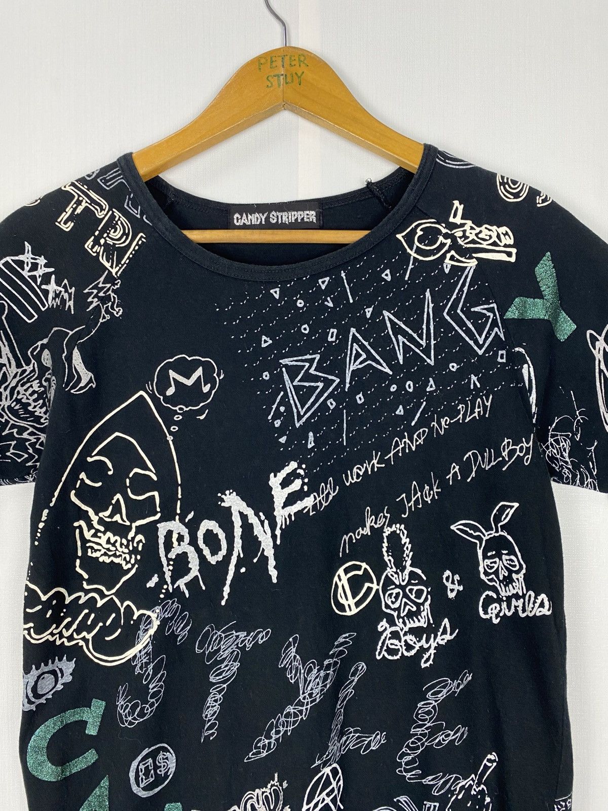 Japanese Brand Candy Stripper Women Tee Size S / US 4 / IT 40 - 3 Thumbnail