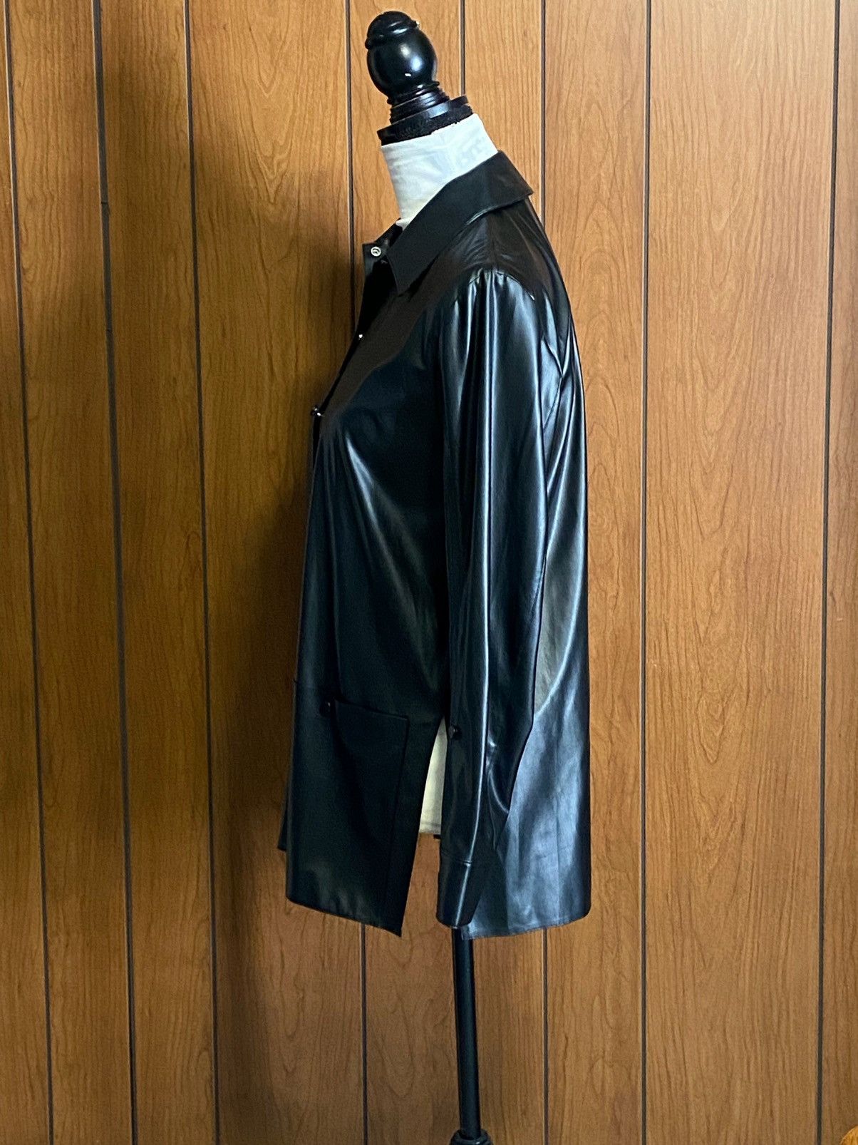 Theory Theory Shirt Jacket in Faux Leather size M Size M / US 6-8 / IT 42-44 - 5 Thumbnail