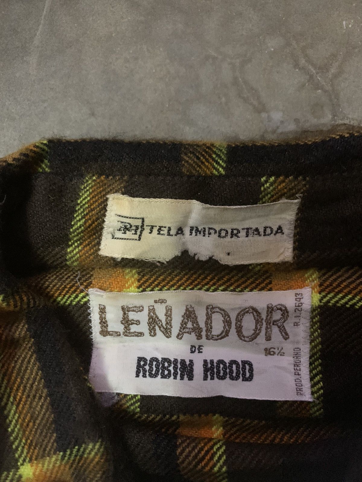 Flannel × Vintage Lenador De Robin Hood Flannel Shirt Size US L / EU 52-54 / 3 - 4 Thumbnail