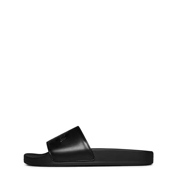 Balenciaga o1g2r1mq0924 Strass Pool Slide Sandals in Black Size US 8 / IT 38 - 2 Thumbnail
