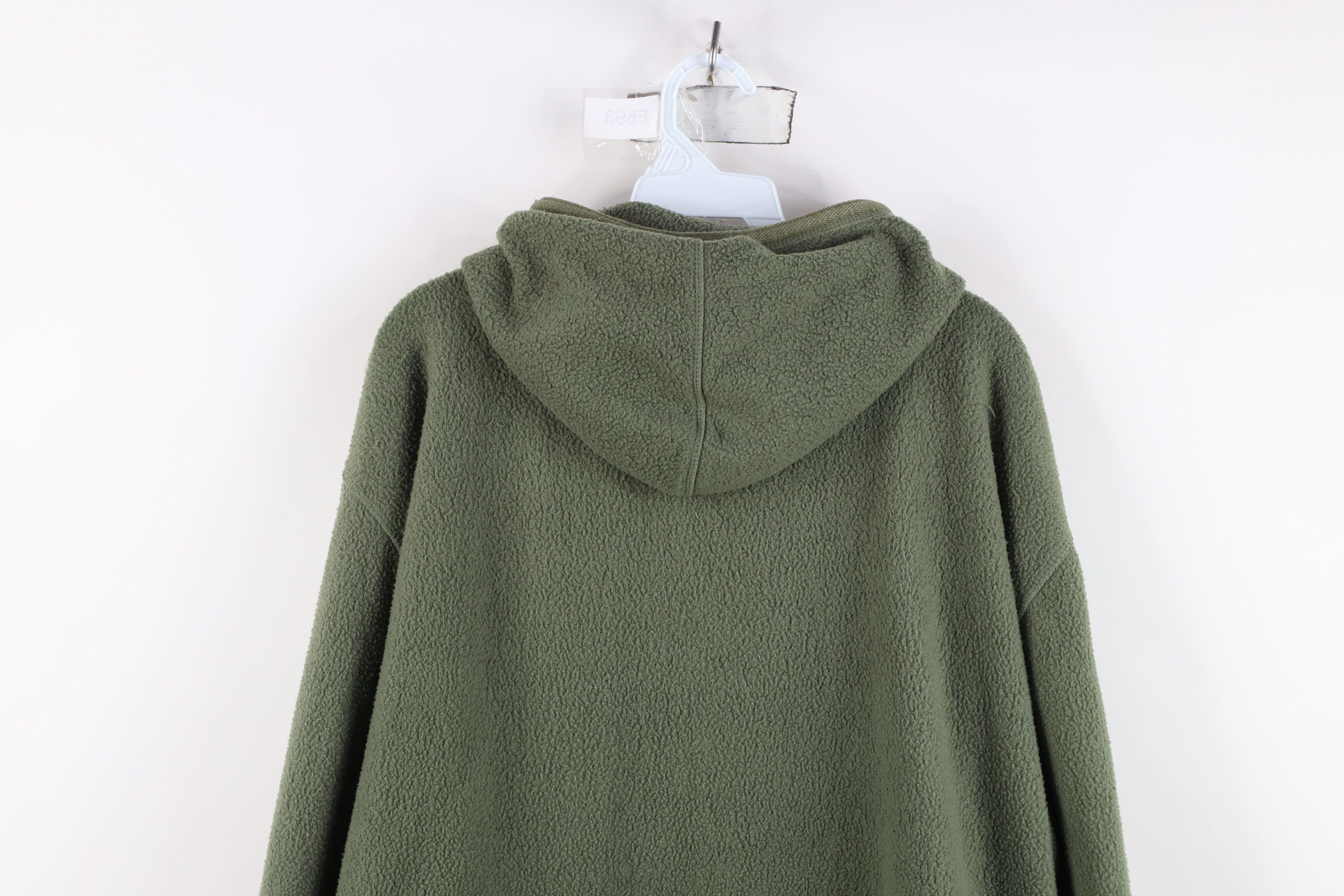 Vintage Vintage 90s Streetwear Blank Full Zip Fleece Hoodie Size L / US 10 / IT 46 - 12 Thumbnail