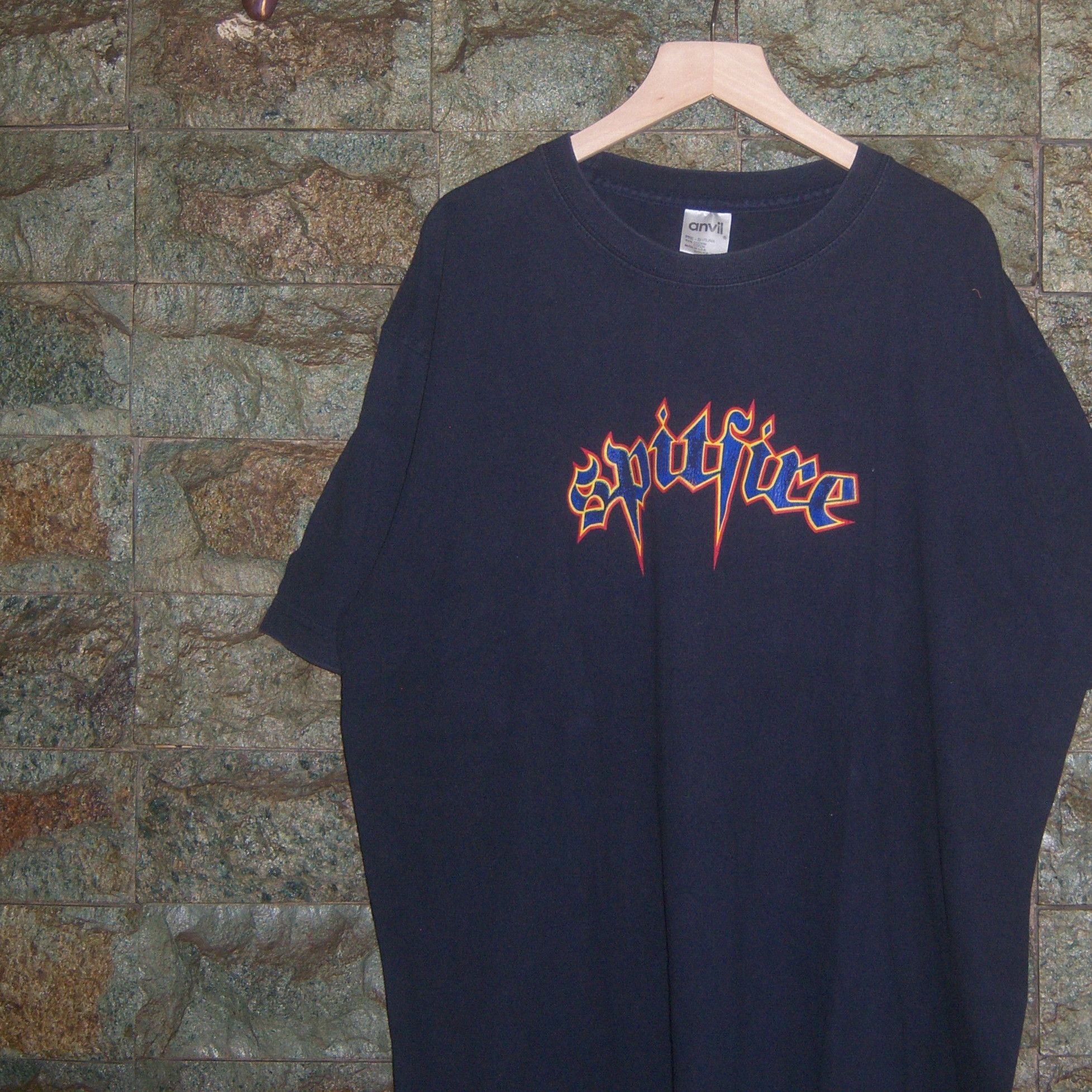 Anvil × Spitfire × Vintage 90s Spitfire T shirt Size US XL / EU 56 / 4 - 3 Thumbnail