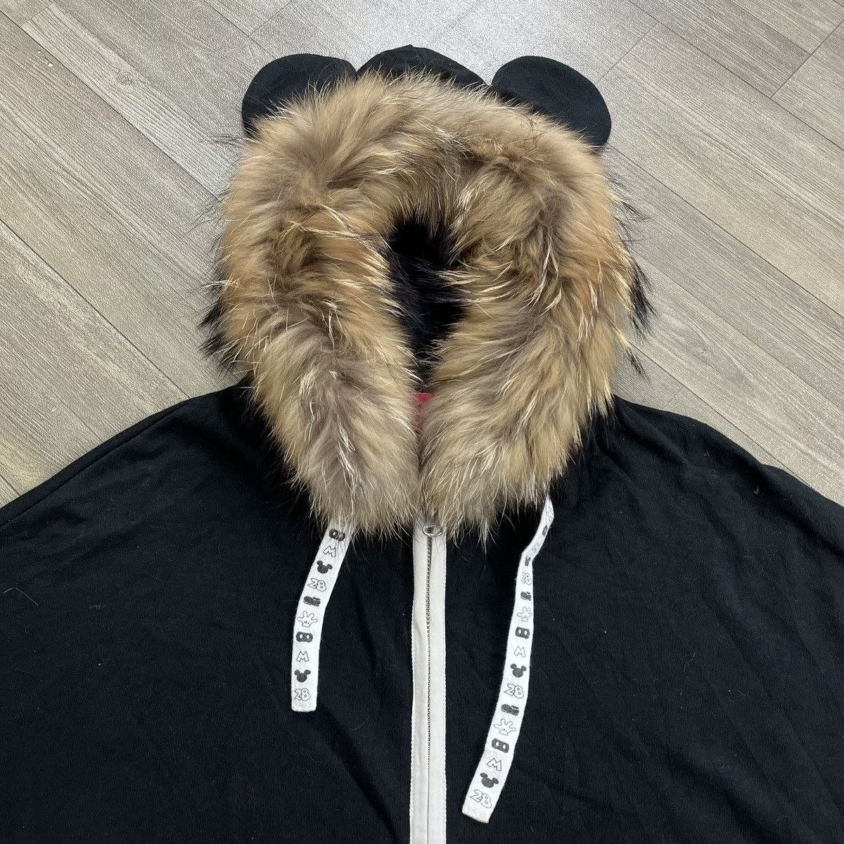 Mickey Mouse 2000s Disney Mickey Mouse Ear Lgb Style Zip Fur Hoodie Size US M / EU 48-50 / 2 - 3 Thumbnail