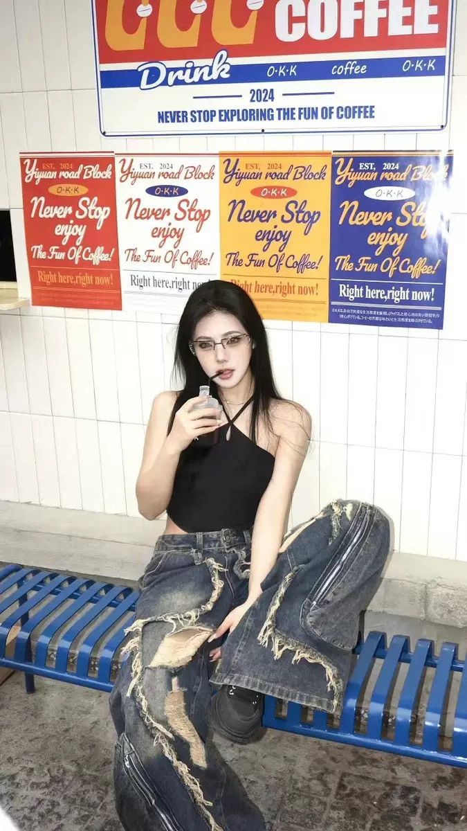 Japanese Brand STREETWEAR UNISEX JEANS Size US 32 / EU 48 - 4 Thumbnail