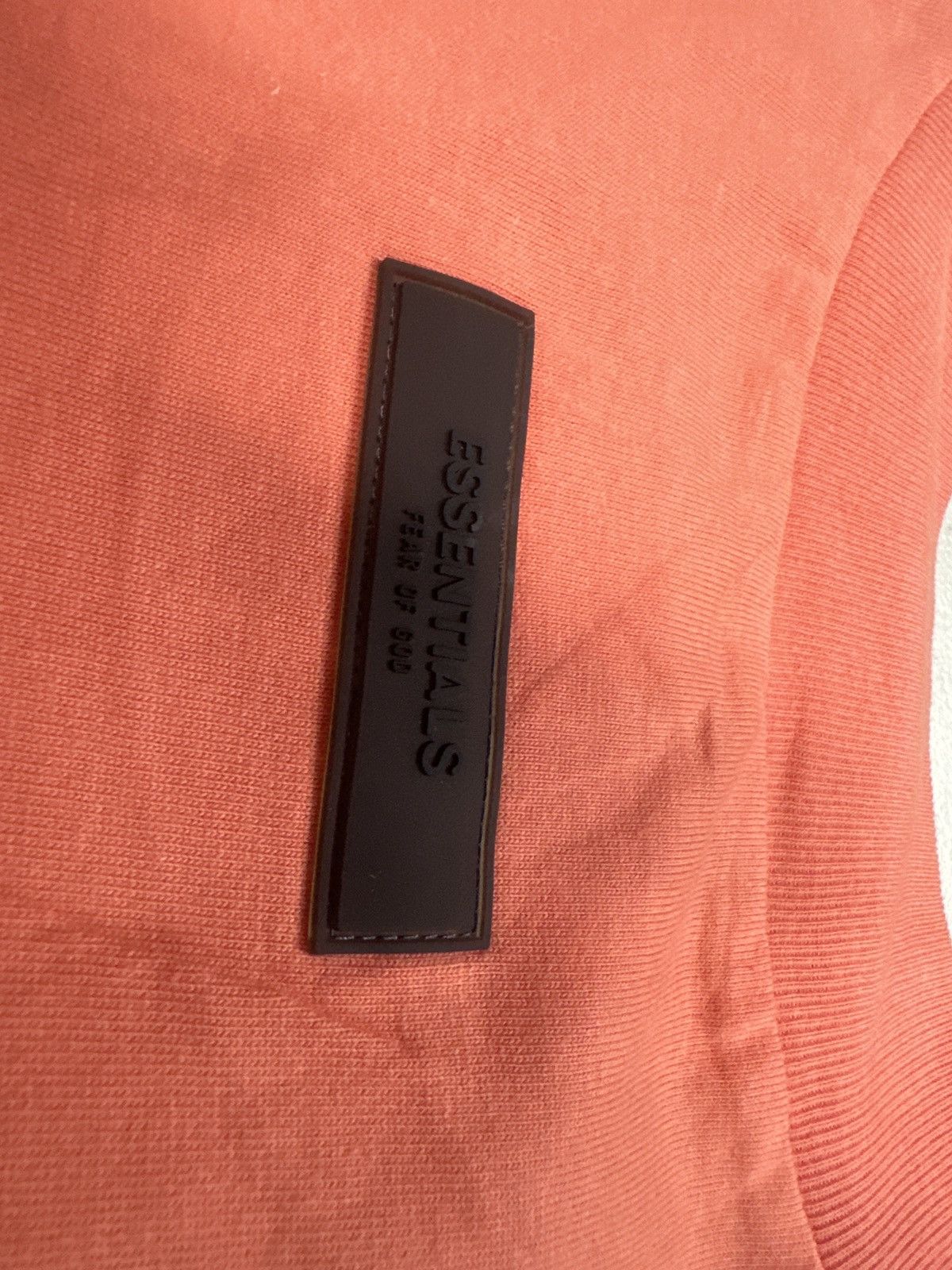 Essentials Fear of God Essentials Short sleeve tee Coral Size US XS / EU 42 / 0 - 5 Thumbnail
