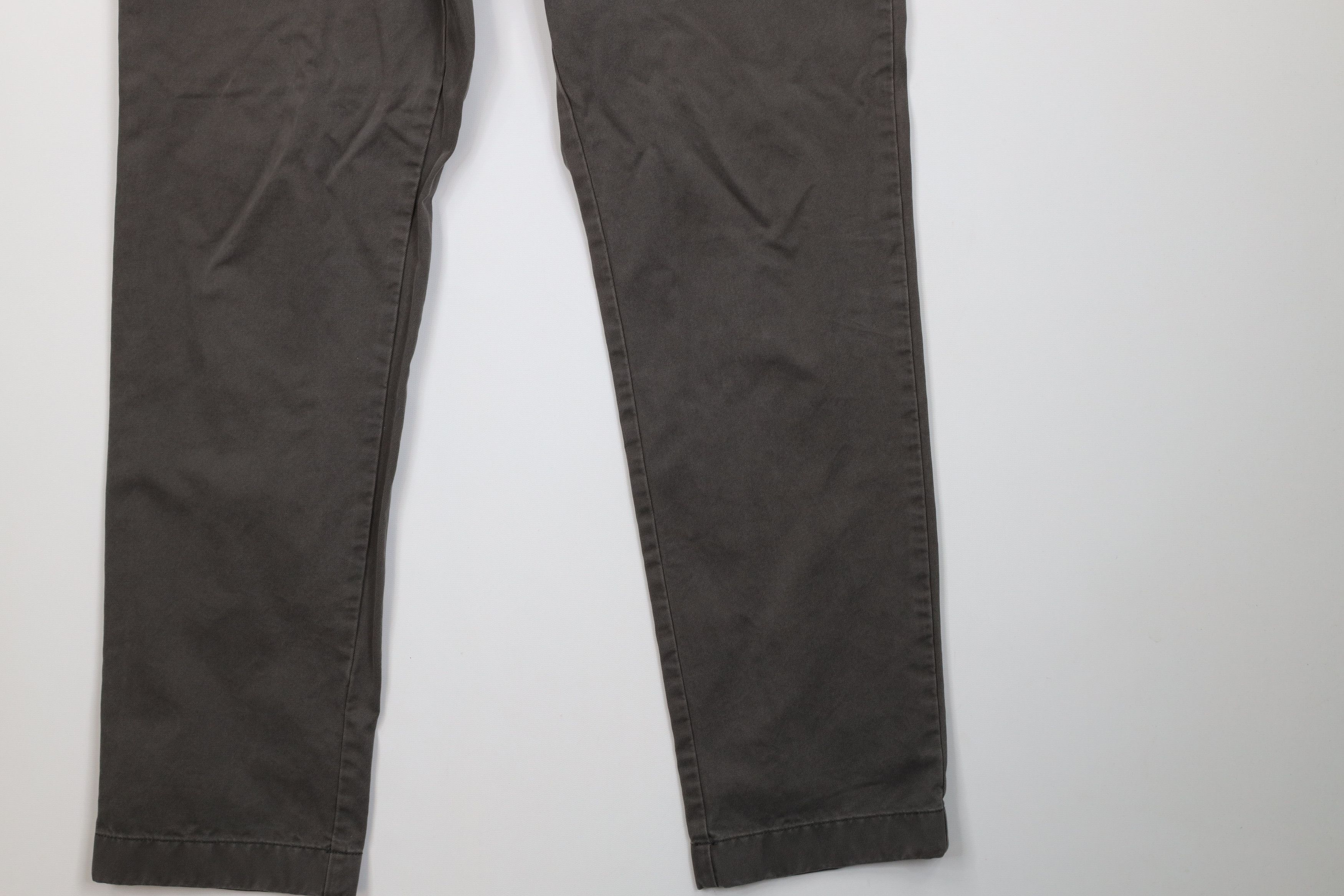 J.Crew Vintage Y2K J Crew 770 Straight Leg Chino Pants Gray Cotton Size US 35 - 4 Thumbnail