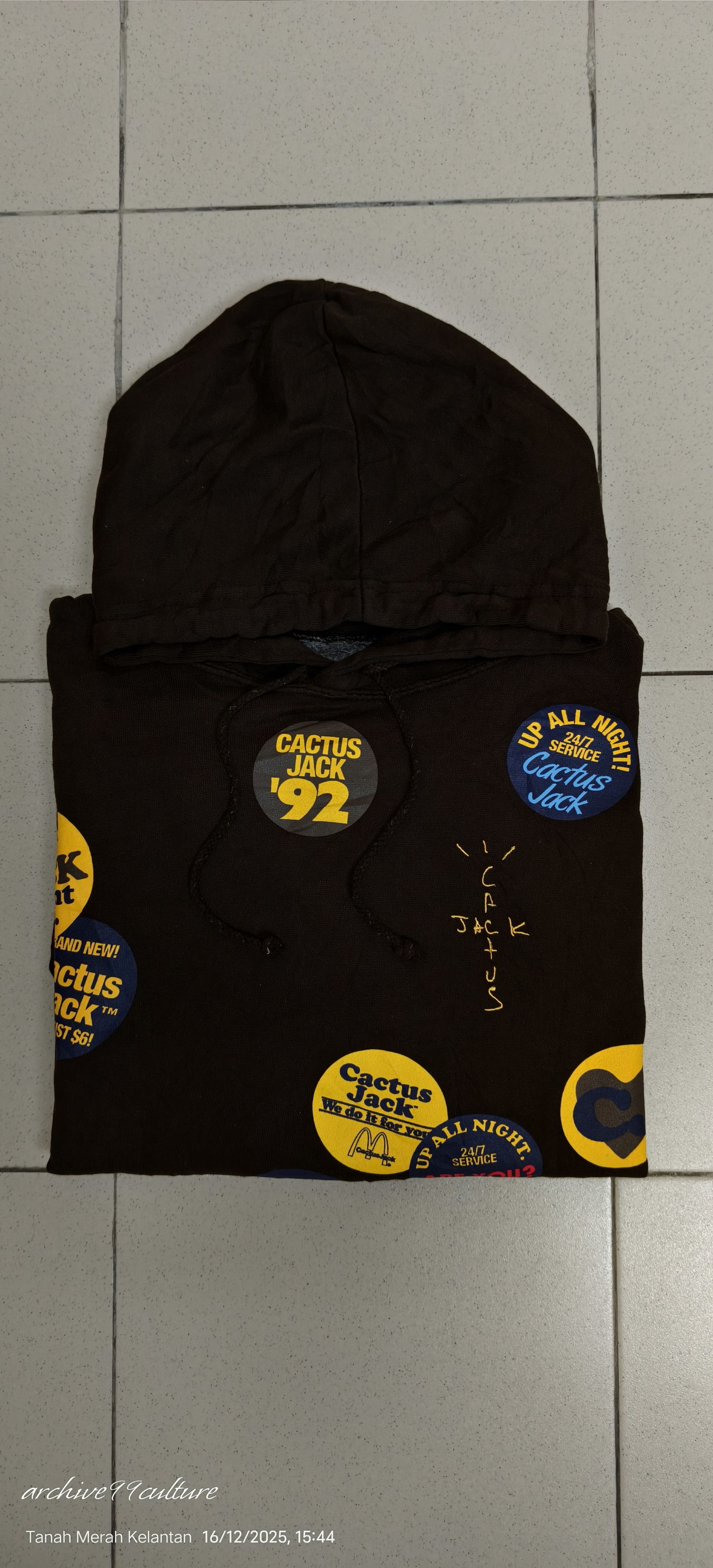 Travis Scott Travis Scott X McDonald’s Cactus Jack Sticker Bomb Hoodie Size US M / EU 48-50 / 2 - 12 Thumbnail