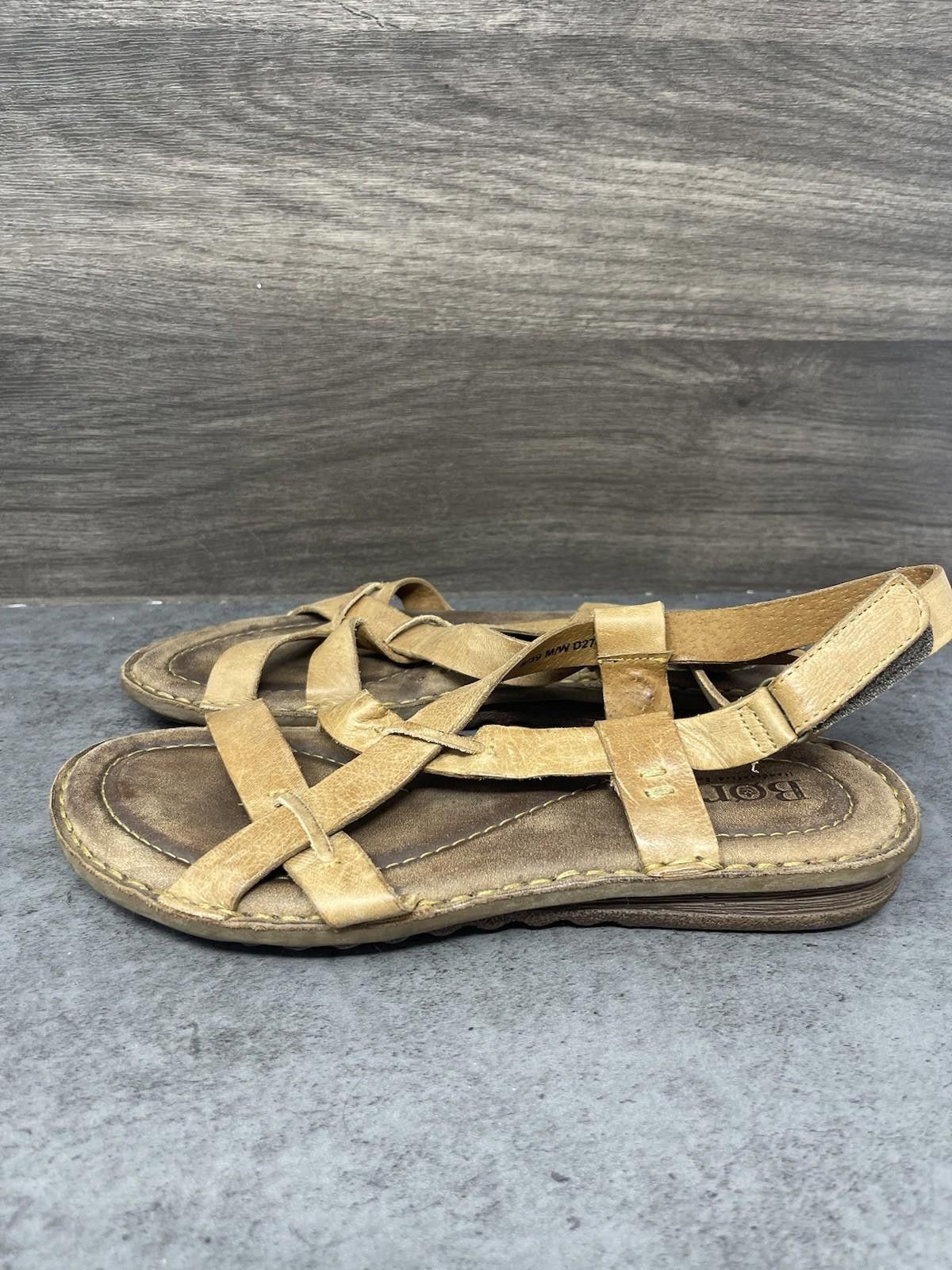 Born Born Sandals Womens Size 8 (39) Brown Leather Strappy Size US 8 / IT 38 - 1 Thumbnail