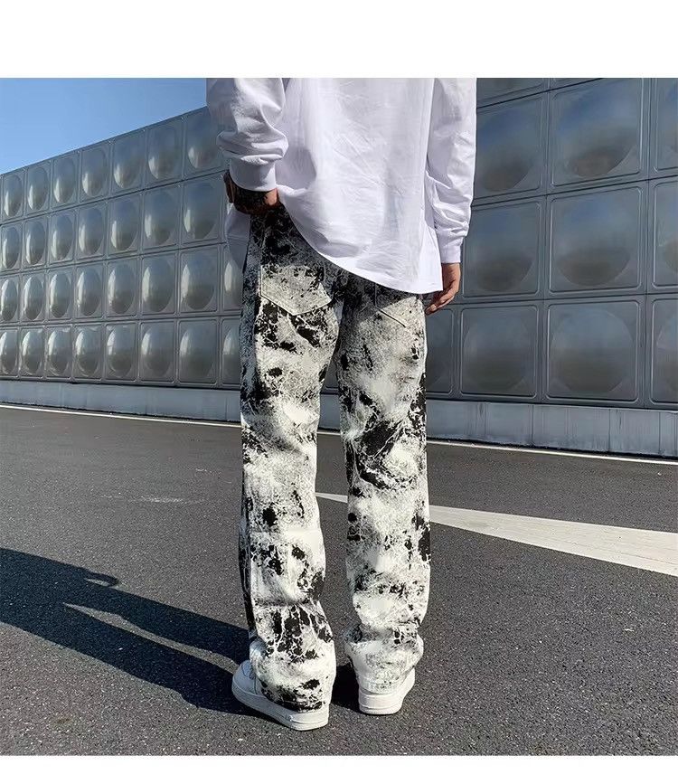 Vintage Mens Fashion Printed jeans Spring 2023 Size US 38 / EU 54 - 4 Thumbnail