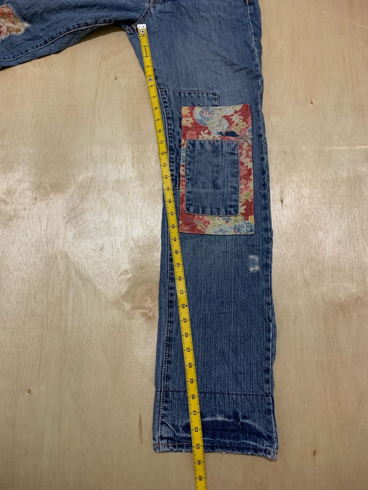 Hysteric Glamour × Japanese Brand Vintage Distressed Denim Takeo Kikuchi Denim Jeans Size US 32 / EU 48 - 14 Thumbnail