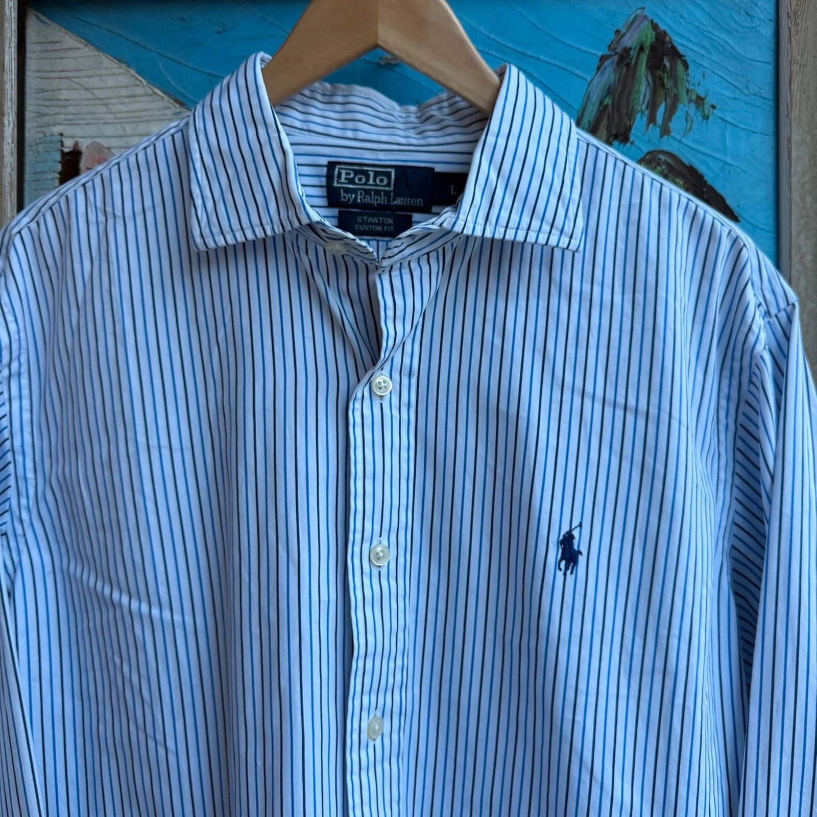 Polo Ralph Lauren Ralph Lauren Vintage 90s Shirt Striped Button Up Size US L / EU 52-54 / 3 - 5 Thumbnail