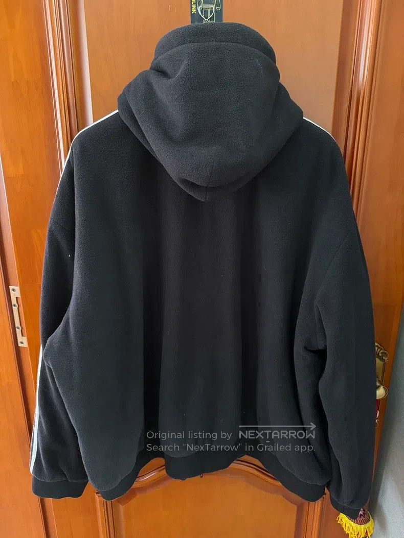 Balenciaga Balenciaga Black Fleece Hooded Sweatshirt Size US XXS / EU 40 - 2 Thumbnail