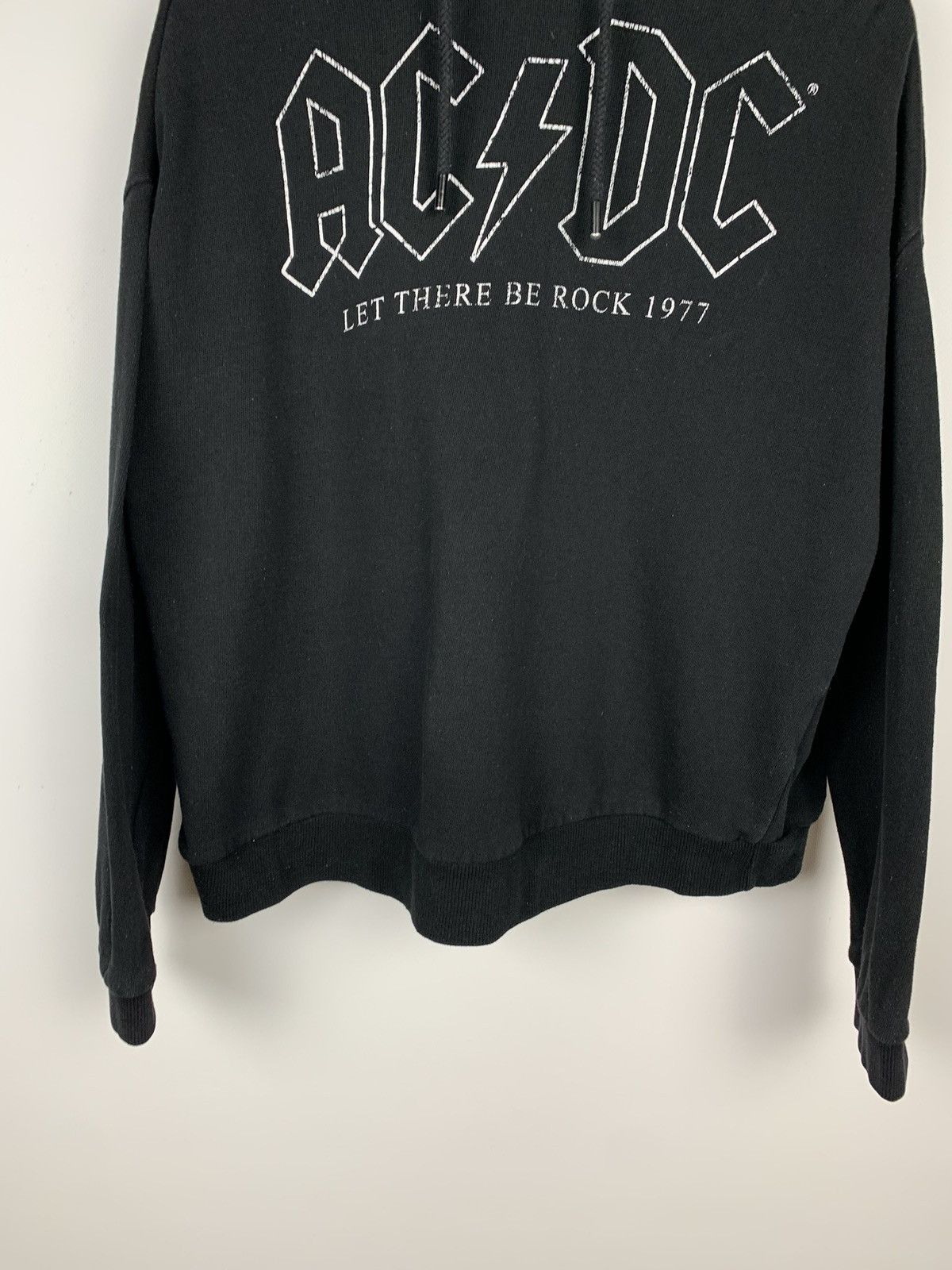Band Tees Ac/Dc Rock Band 1977 Hoodie Tour Size L Faded Y2K Size L / US 10 / IT 46 - 3 Thumbnail